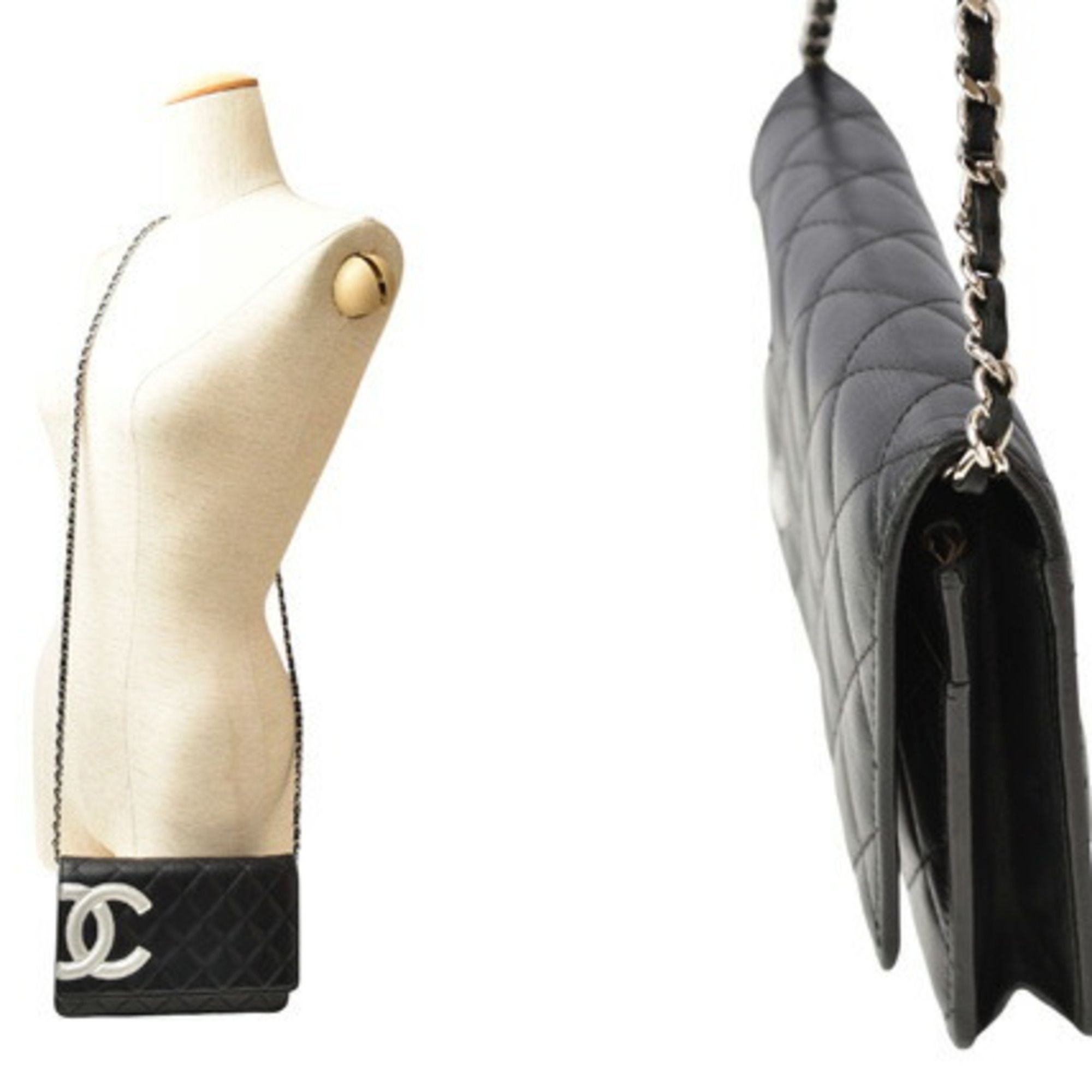Leather Chain/Shoulder Wallet (Pre-Owned) - Chanel - Modalova