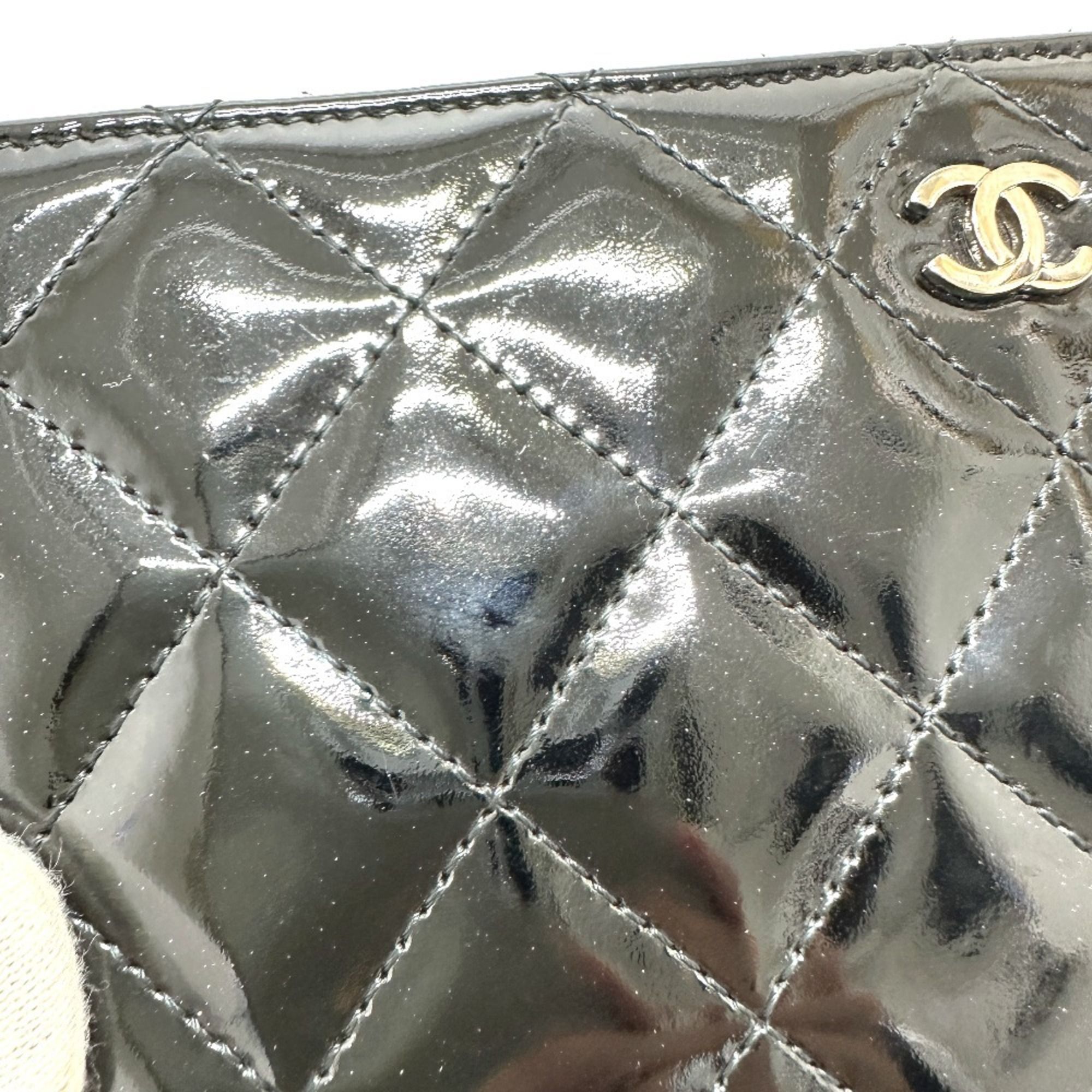 Leather Long Wallet (Bi-Fold) (Pre-Owned) - Chanel - Modalova