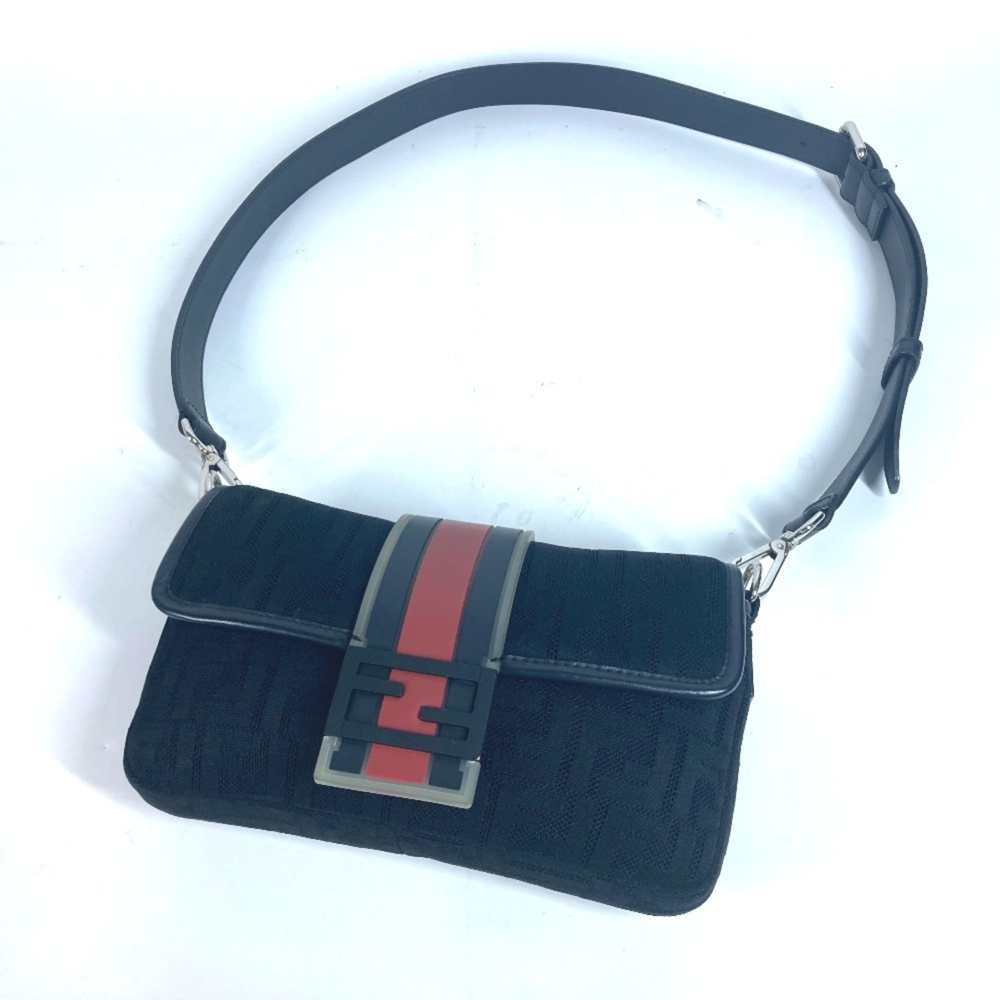 Mesh Leather Rubber Shoulder Bag (Pre-Owned) - Fendi - Modalova
