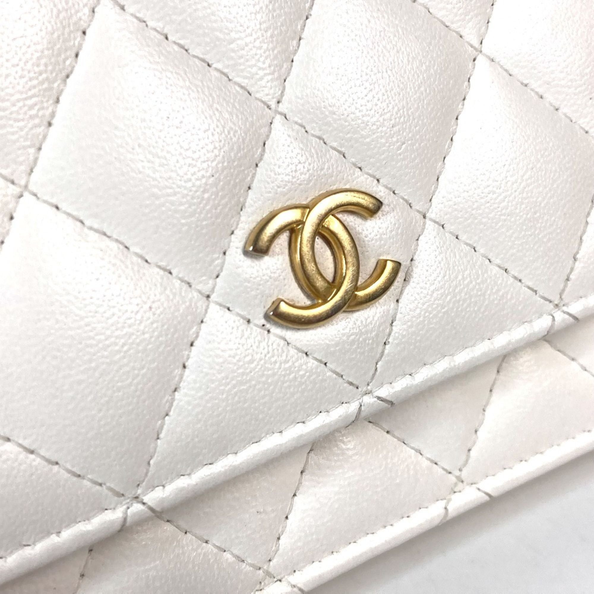 Leather Chain/Shoulder Wallet (Pre-Owned) - Chanel - Modalova