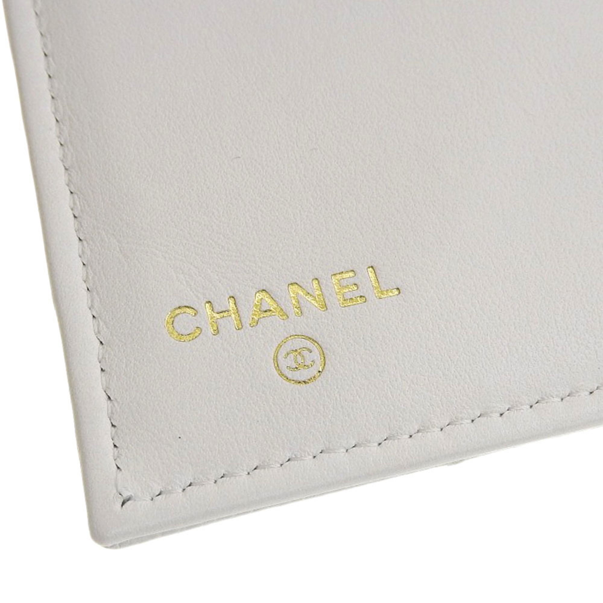 Grained Calfskin Wallet (Tri-Fold) (Pre-Owned) - Chanel - Modalova