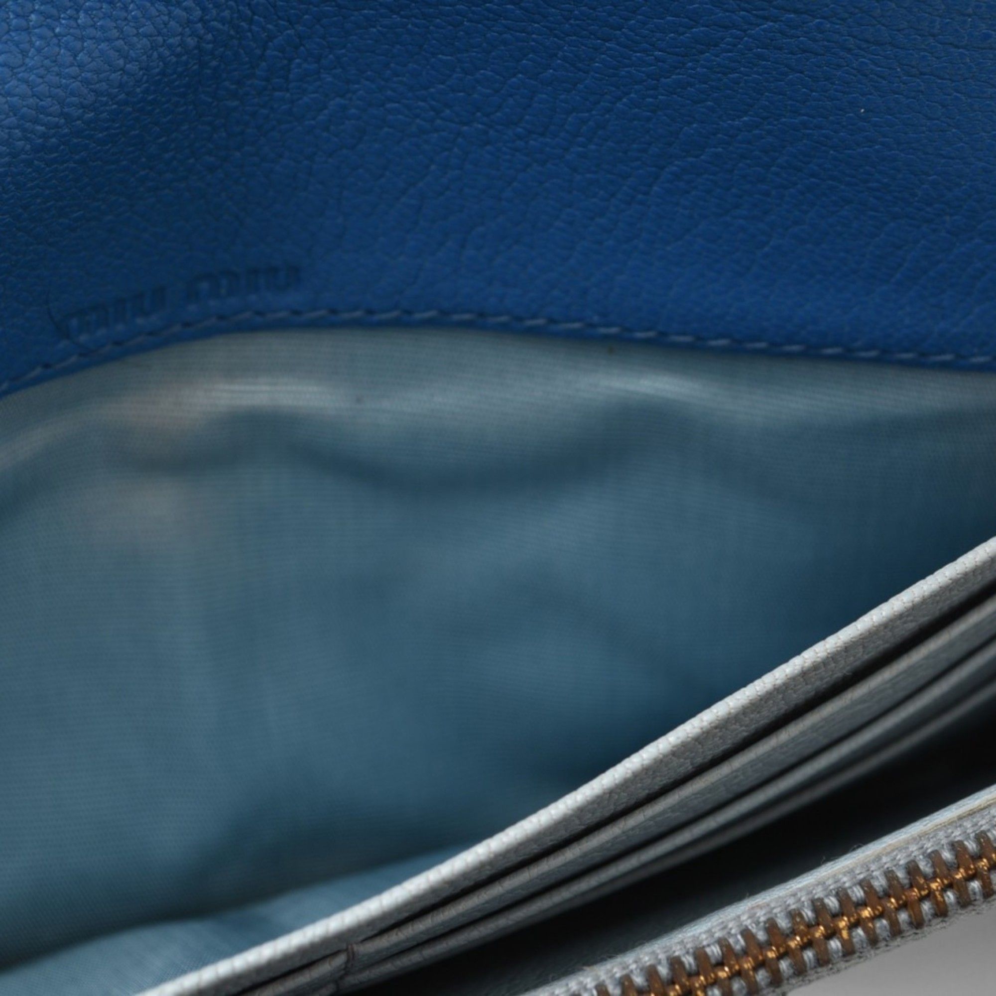 Leather Long Wallet (Bi-Fold) (Pre-Owned) - Miu Miu - Modalova