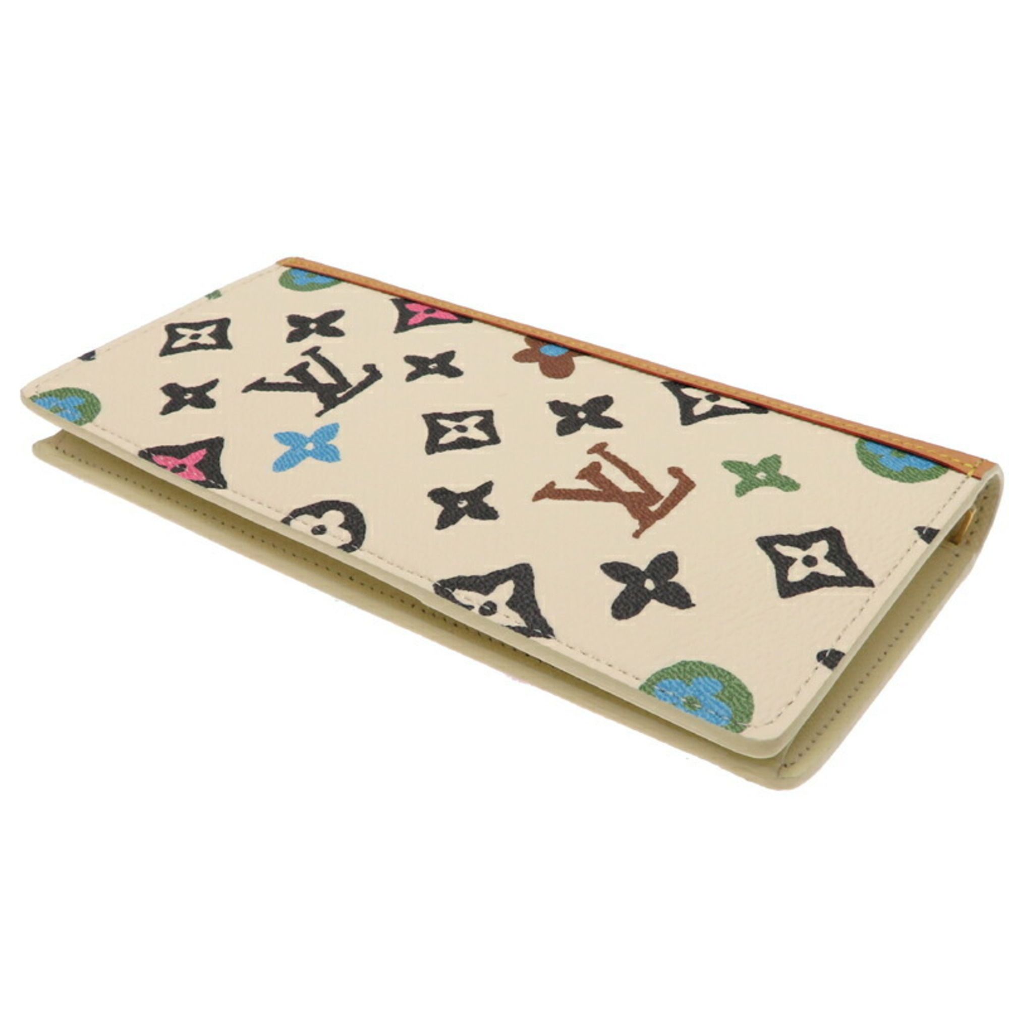 Monogram Leather Long Wallet (Bi-Fold) (Pre-Owned) - Louis Vuitton - Modalova