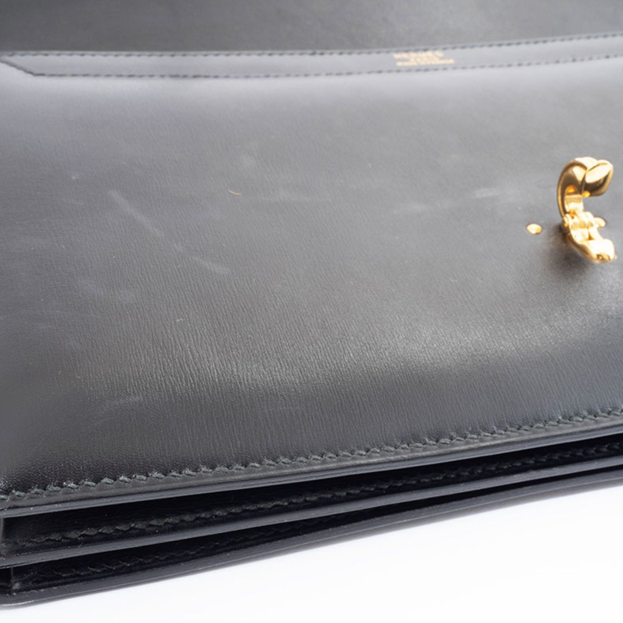 Box Calf Leather Handbag (Pre-Owned) - Hermes - Modalova