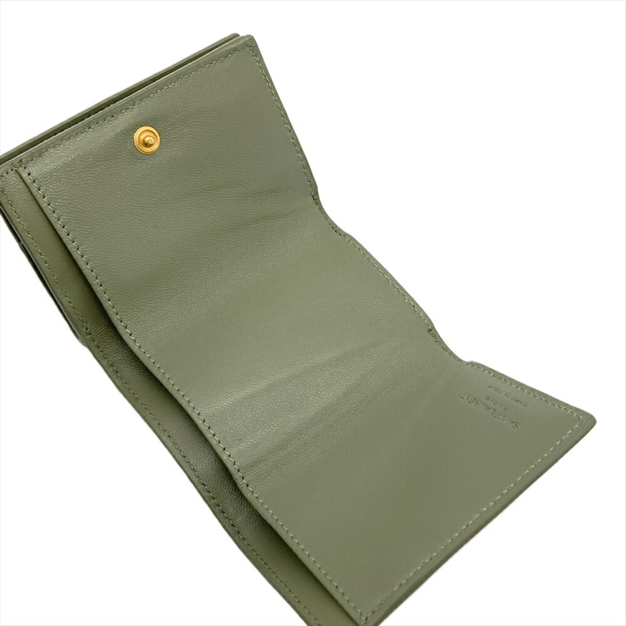 Leather Wallet (Tri-Fold) (Pre-Owned) - Saint Laurent - Modalova