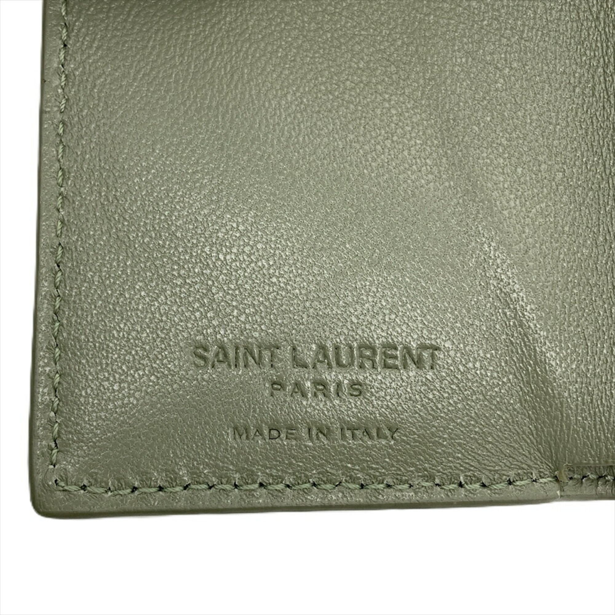 Leather Wallet (Tri-Fold) (Pre-Owned) - Saint Laurent - Modalova