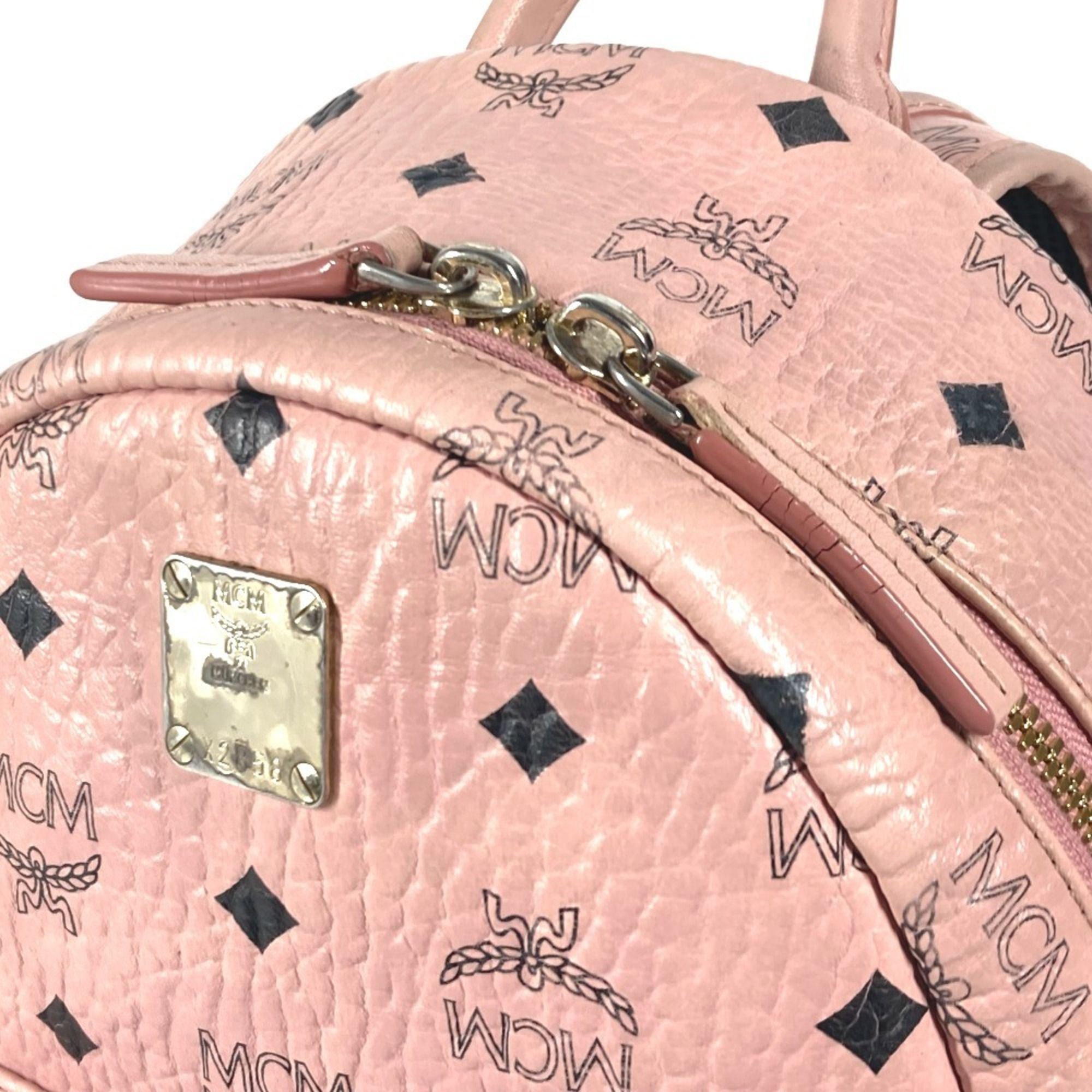 Leather Backpack (Pre-Owned) - MCM - Modalova