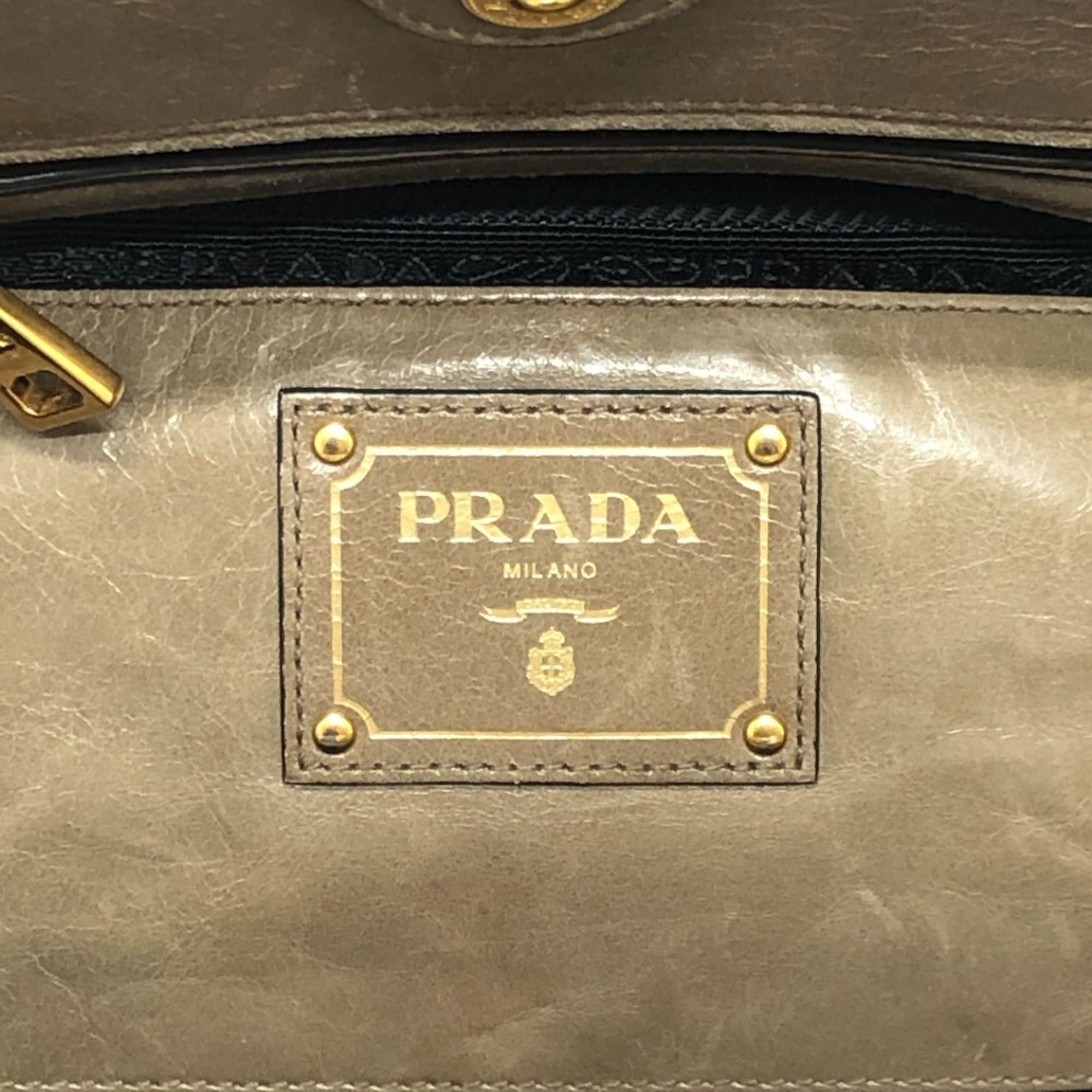 Leather Handbag Shoulder Bag Tote Bag (Pre-Owned) - Prada - Modalova