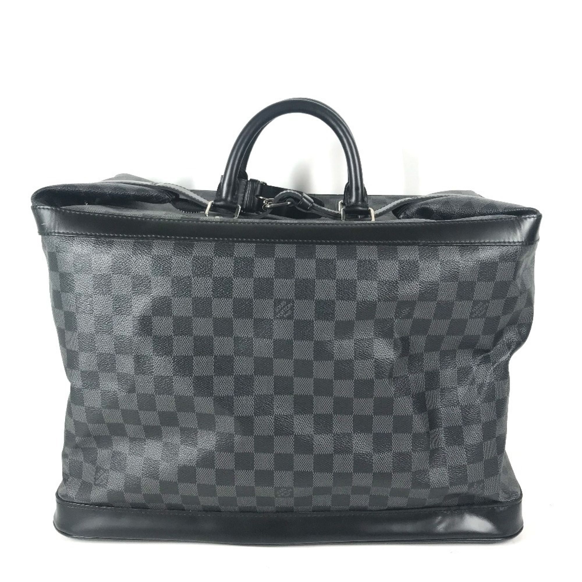 Damier Graphite Boston Bag Handbag (Pre-Owned) - Louis Vuitton - Modalova