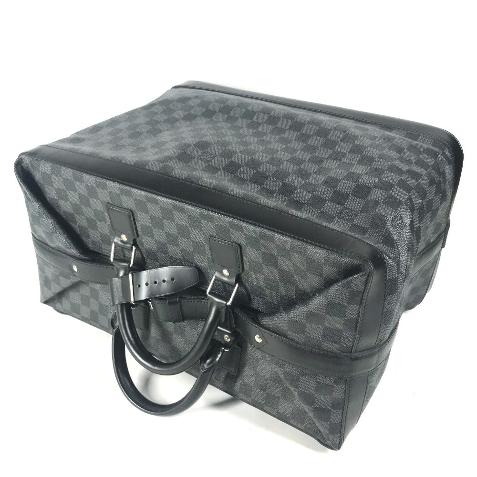 Damier Graphite Boston Bag Handbag (Pre-Owned) - Louis Vuitton - Modalova