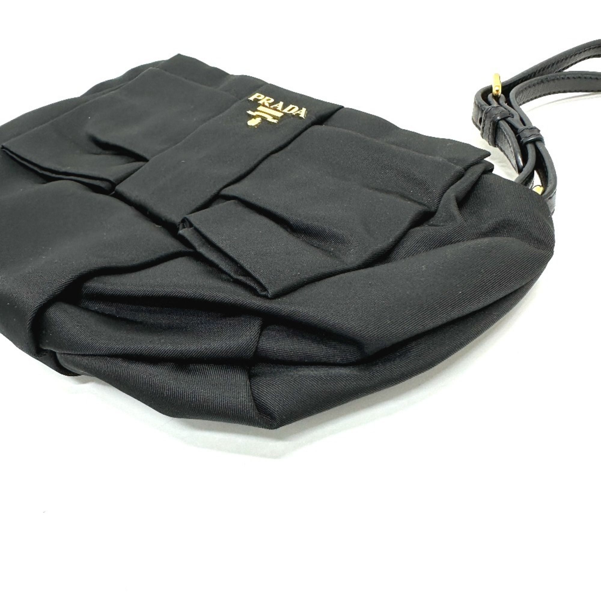 Leather Nylon Pouch (Pre-Owned) - Prada - Modalova