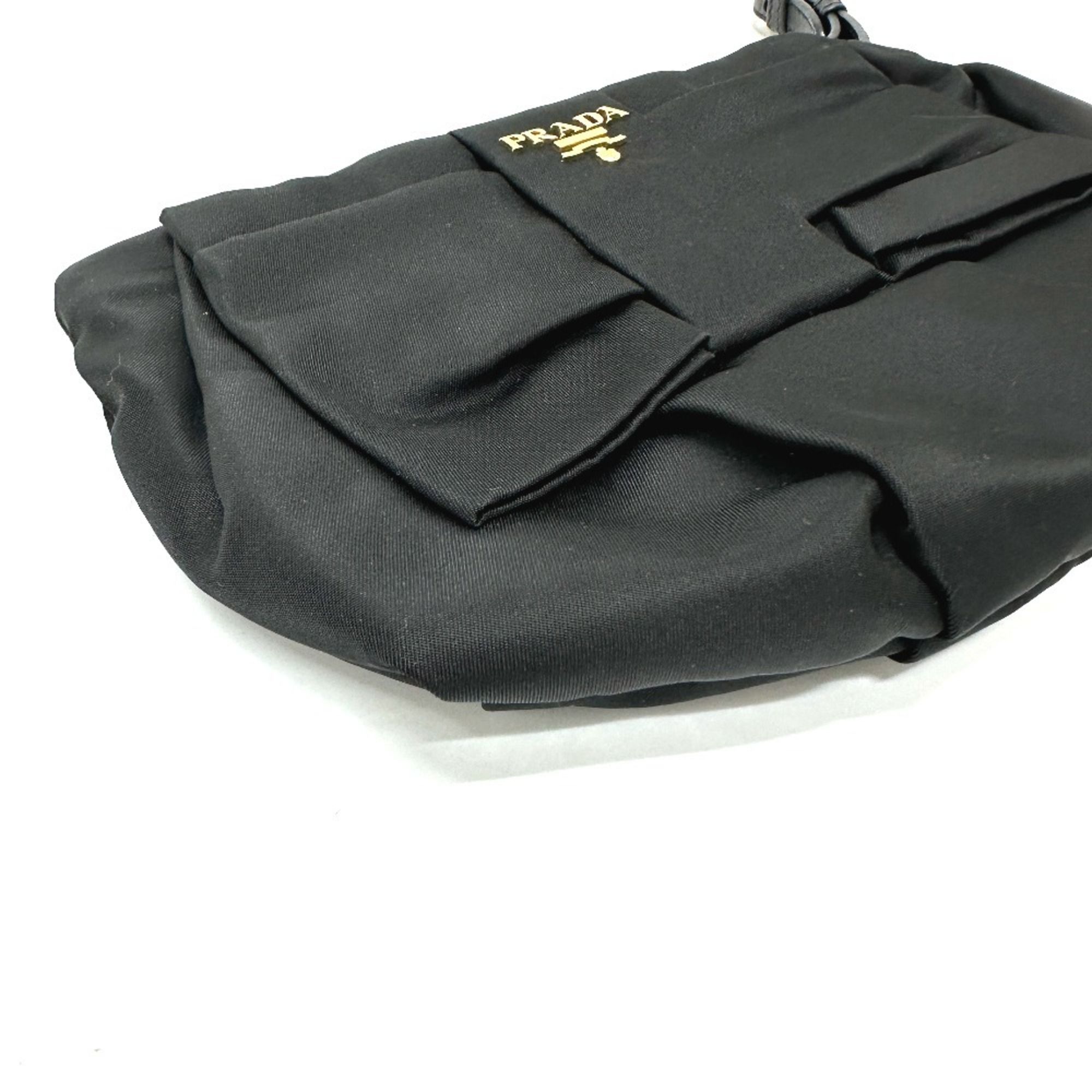 Leather Nylon Pouch (Pre-Owned) - Prada - Modalova