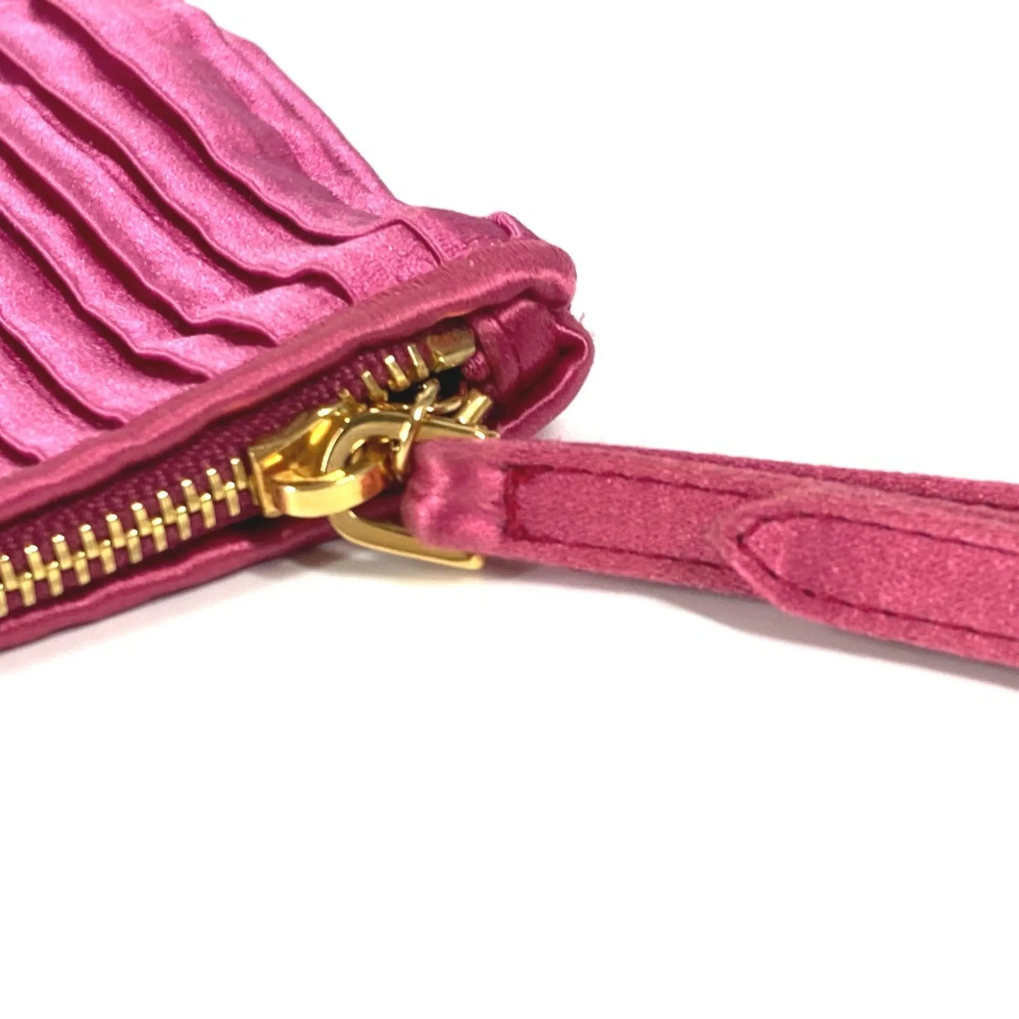 Rayon Silk Clutch Bag Pouch (Pre-Owned) - Miu Miu - Modalova