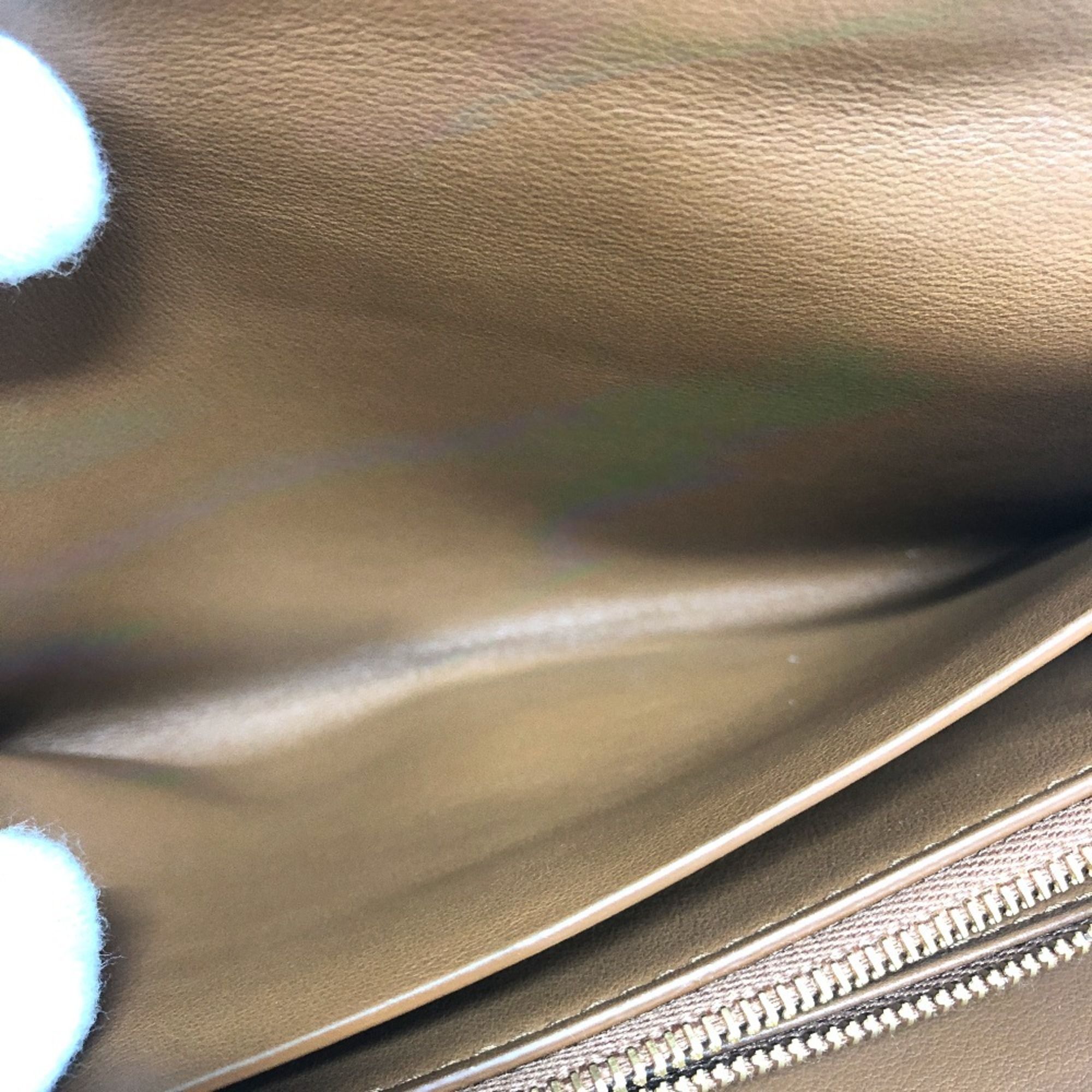 Leather Long Wallet (Bi-Fold) (Pre-Owned) - Bottega Veneta - Modalova