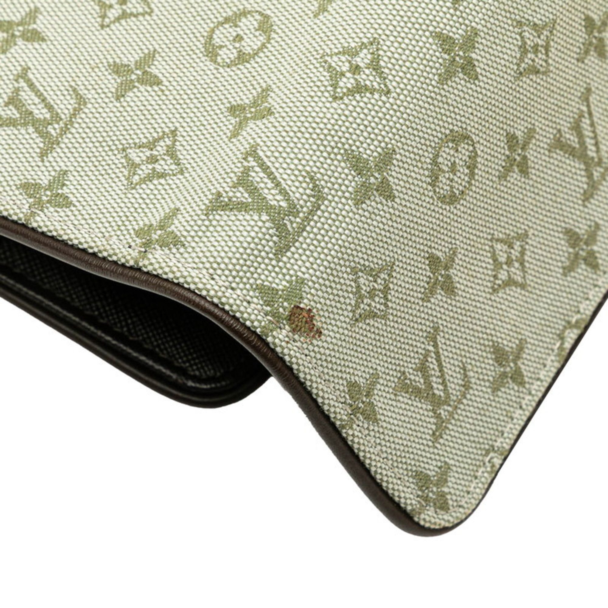 Canvas Leather Long Wallet (Bi-Fold) (Pre-Owned) - Louis Vuitton - Modalova