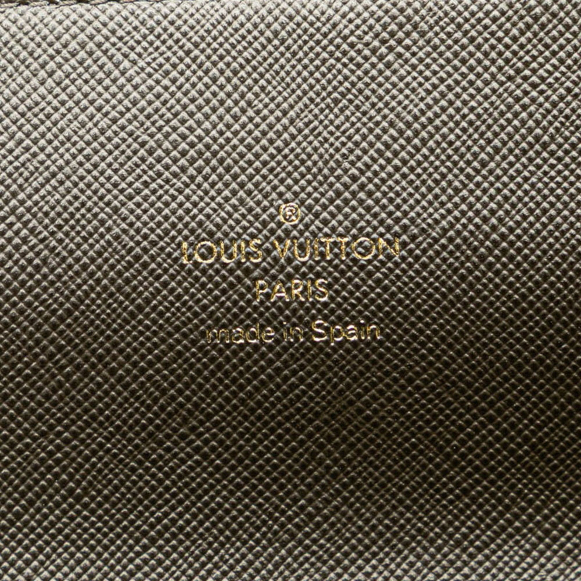 Canvas Leather Long Wallet (Bi-Fold) (Pre-Owned) - Louis Vuitton - Modalova
