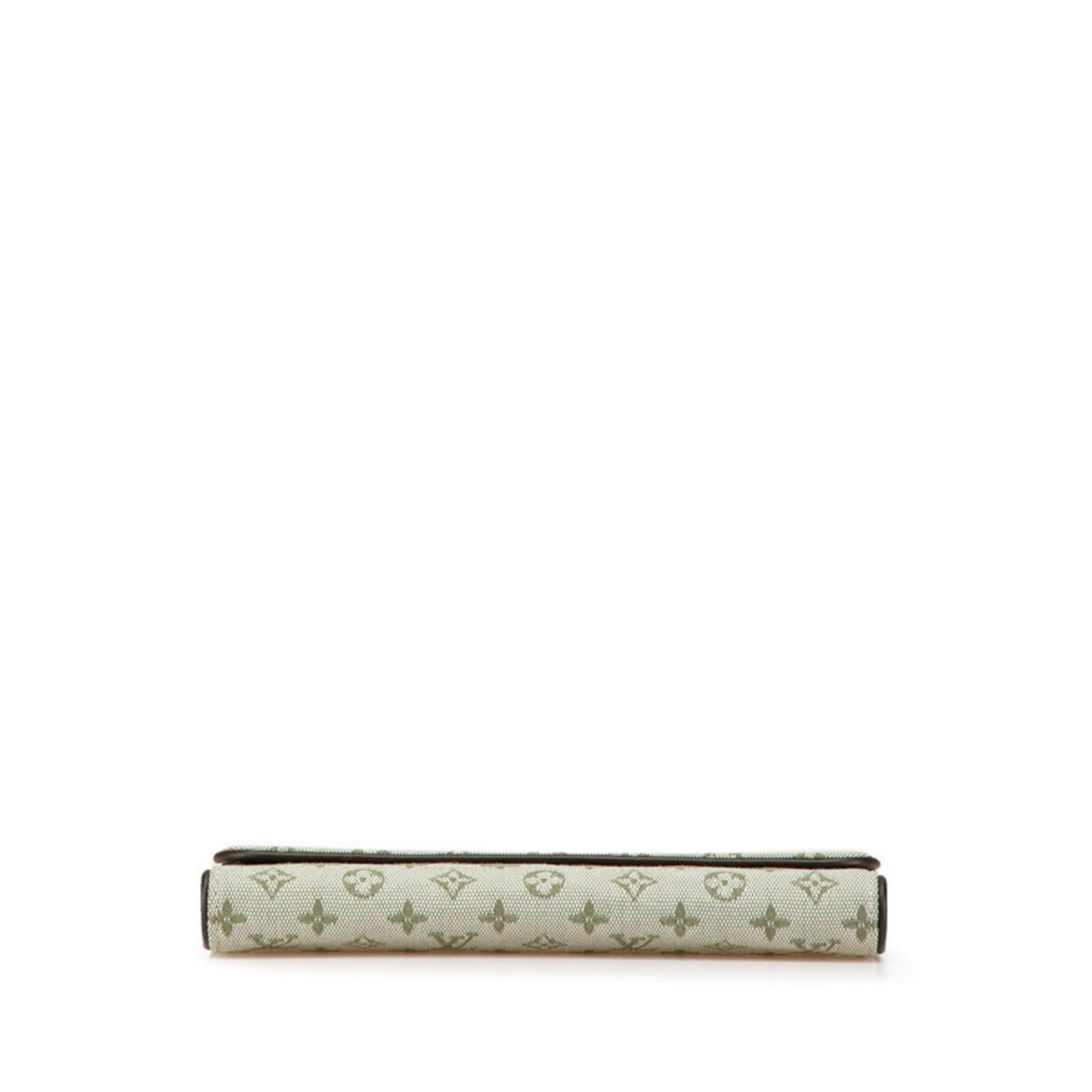 Canvas Leather Long Wallet (Bi-Fold) (Pre-Owned) - Louis Vuitton - Modalova