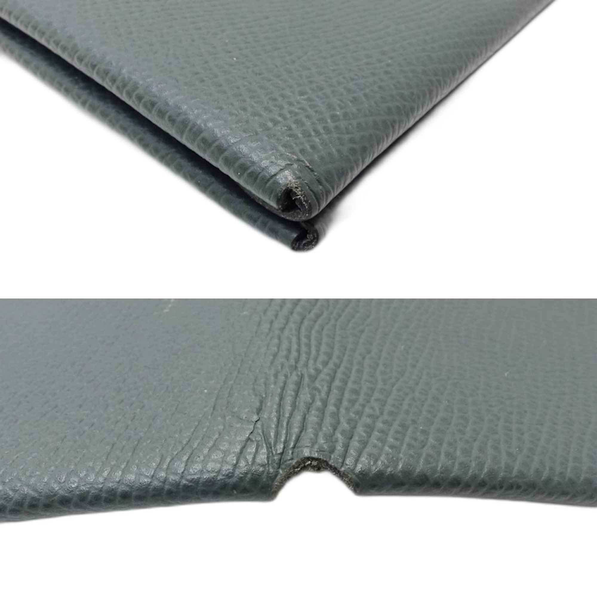 Taurillon Clemence Leather Coin Purse/Coin Case (Pre-Owned) - Hermes - Modalova