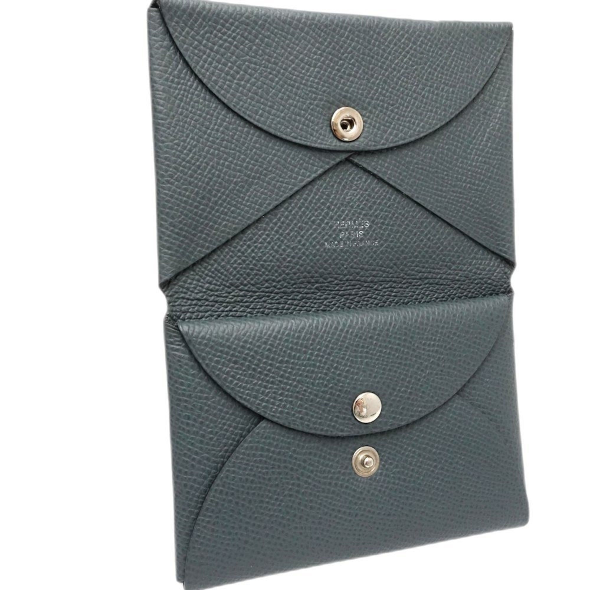 Taurillon Clemence Leather Coin Purse/Coin Case (Pre-Owned) - Hermes - Modalova