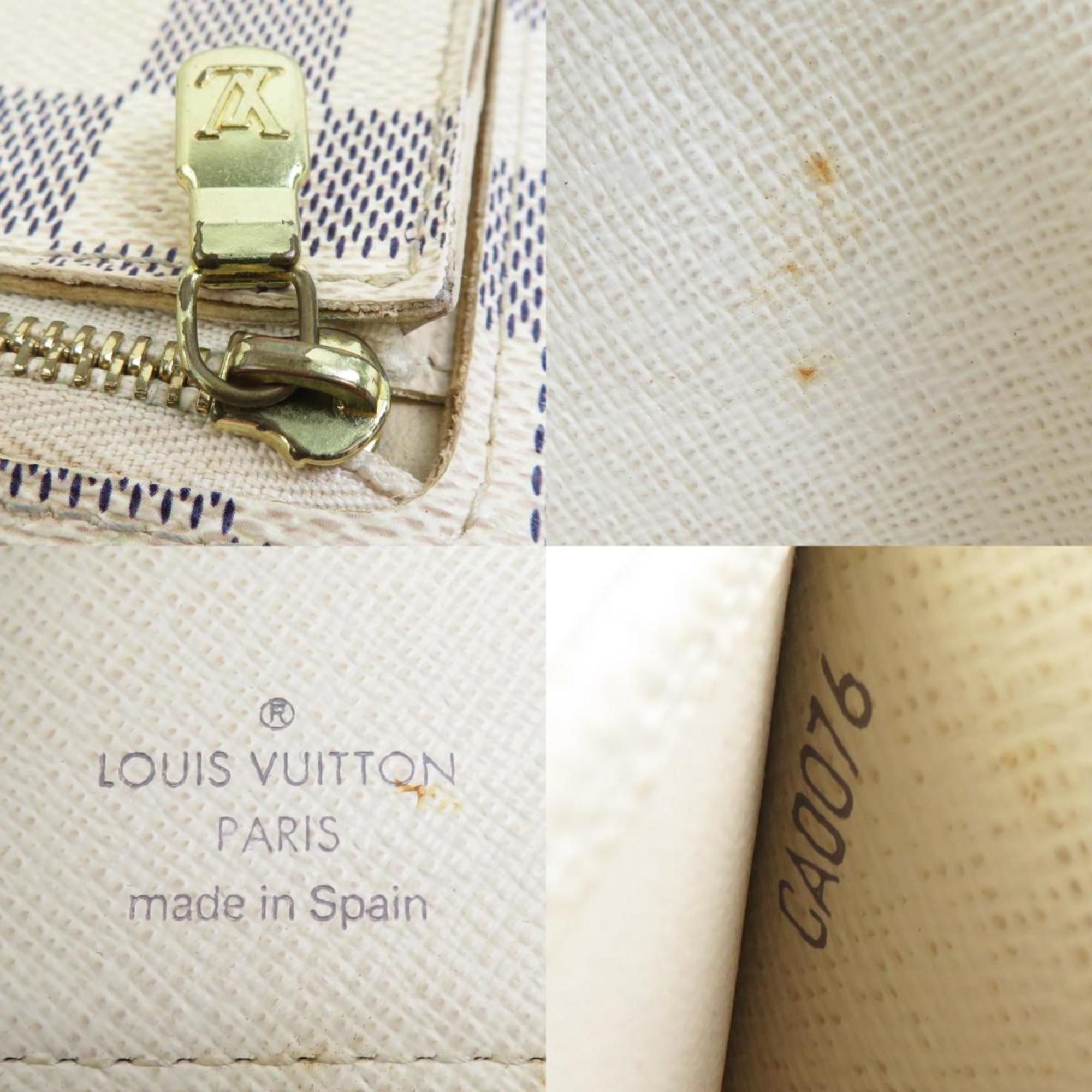 Damier Azur Wallet (Bi-Fold) (Pre-Owned) - Louis Vuitton - Modalova