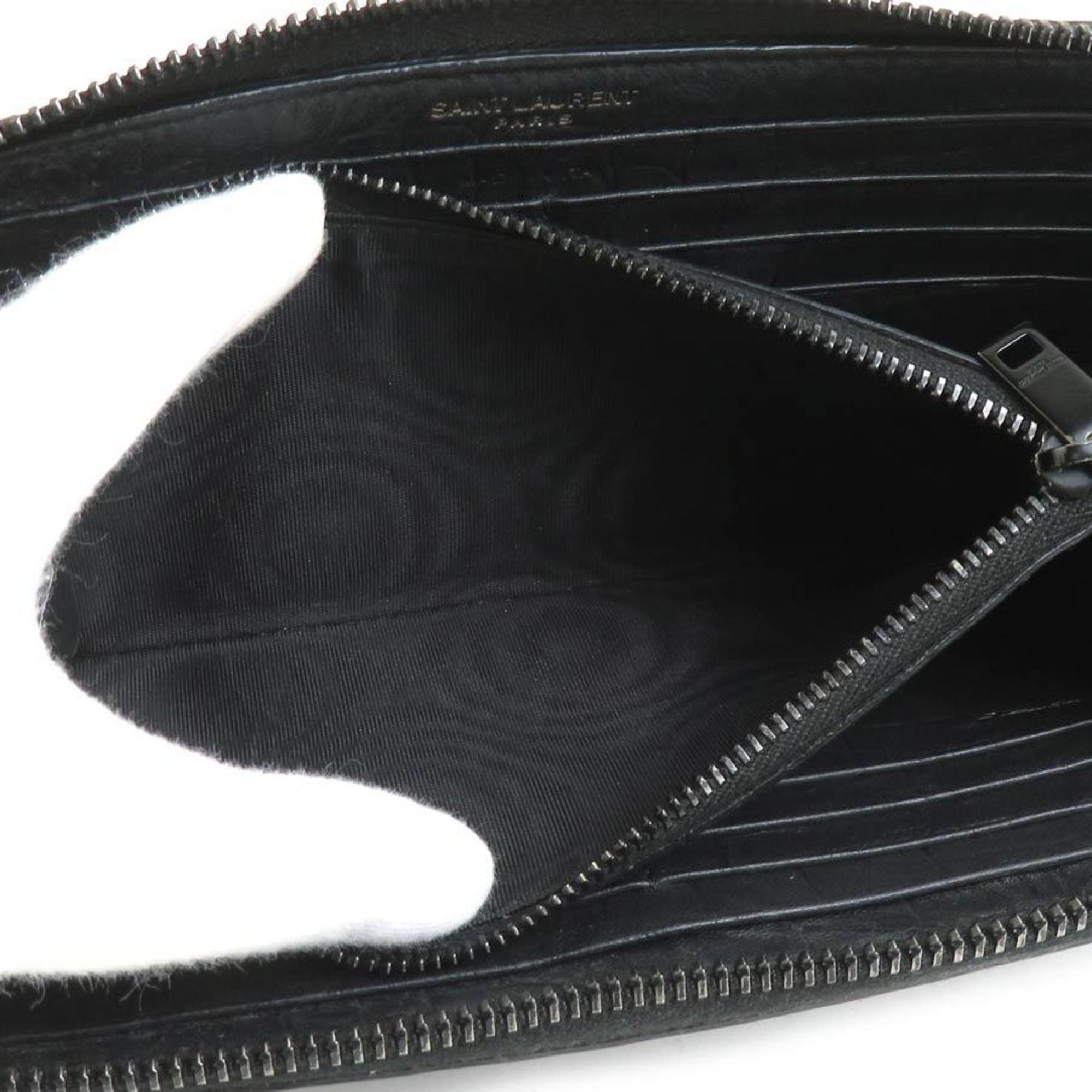 Leather Long Wallet (Bi-Fold) (Pre-Owned) - Saint Laurent - Modalova