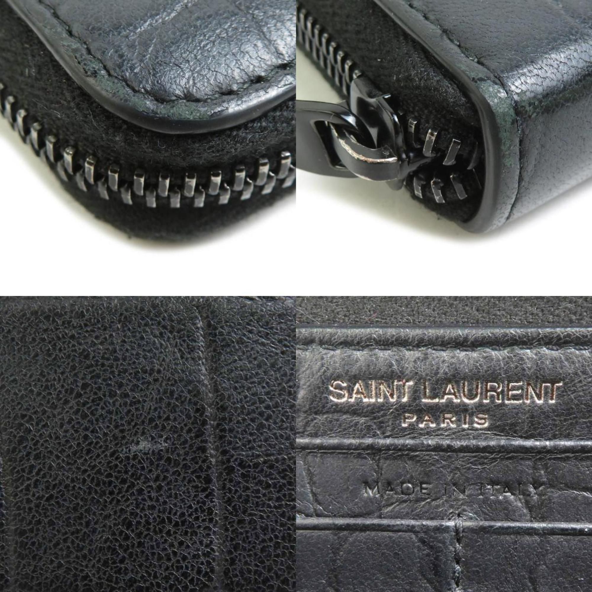 Leather Long Wallet (Bi-Fold) (Pre-Owned) - Saint Laurent - Modalova