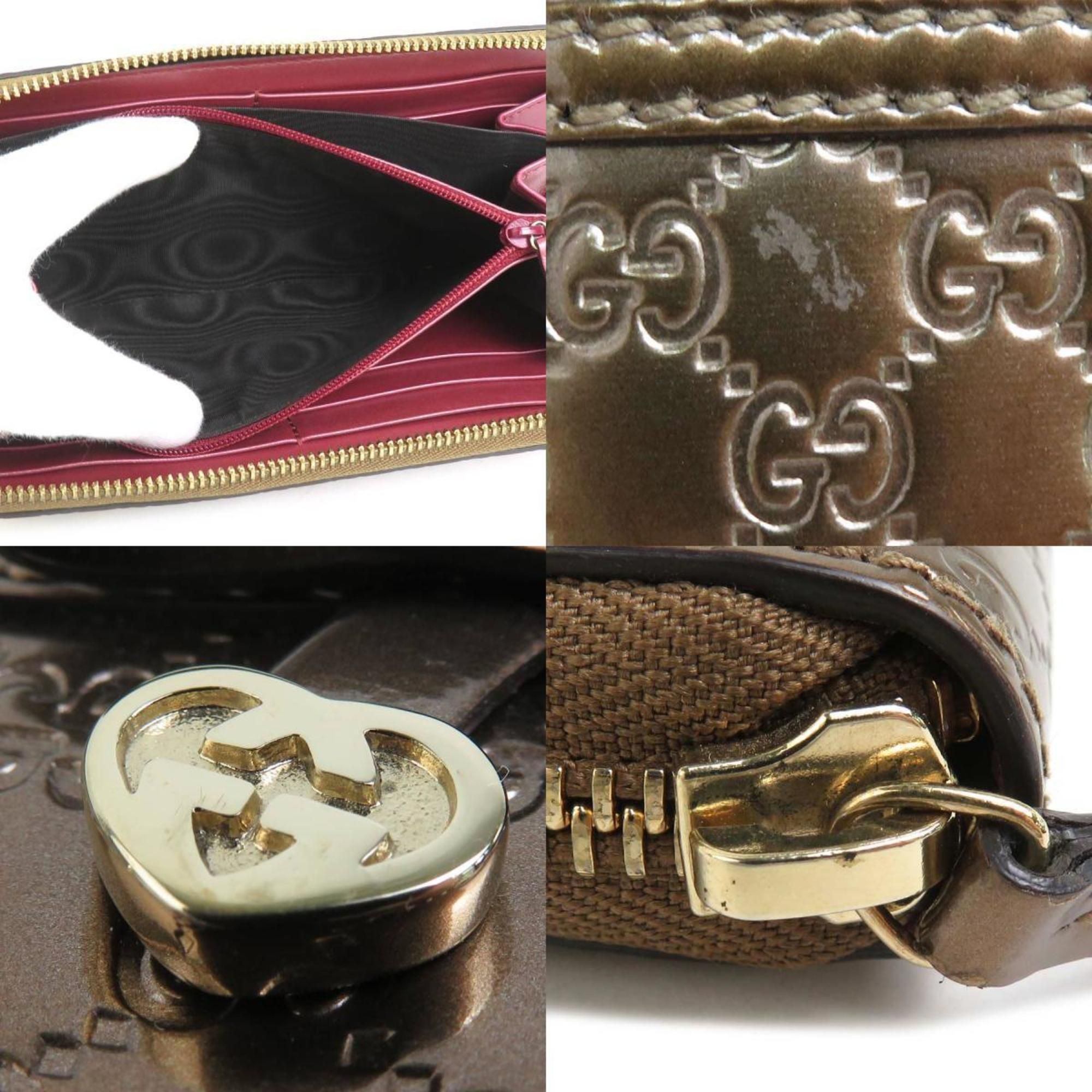 Leather Long Wallet (Bi-Fold) (Pre-Owned) - Gucci - Modalova
