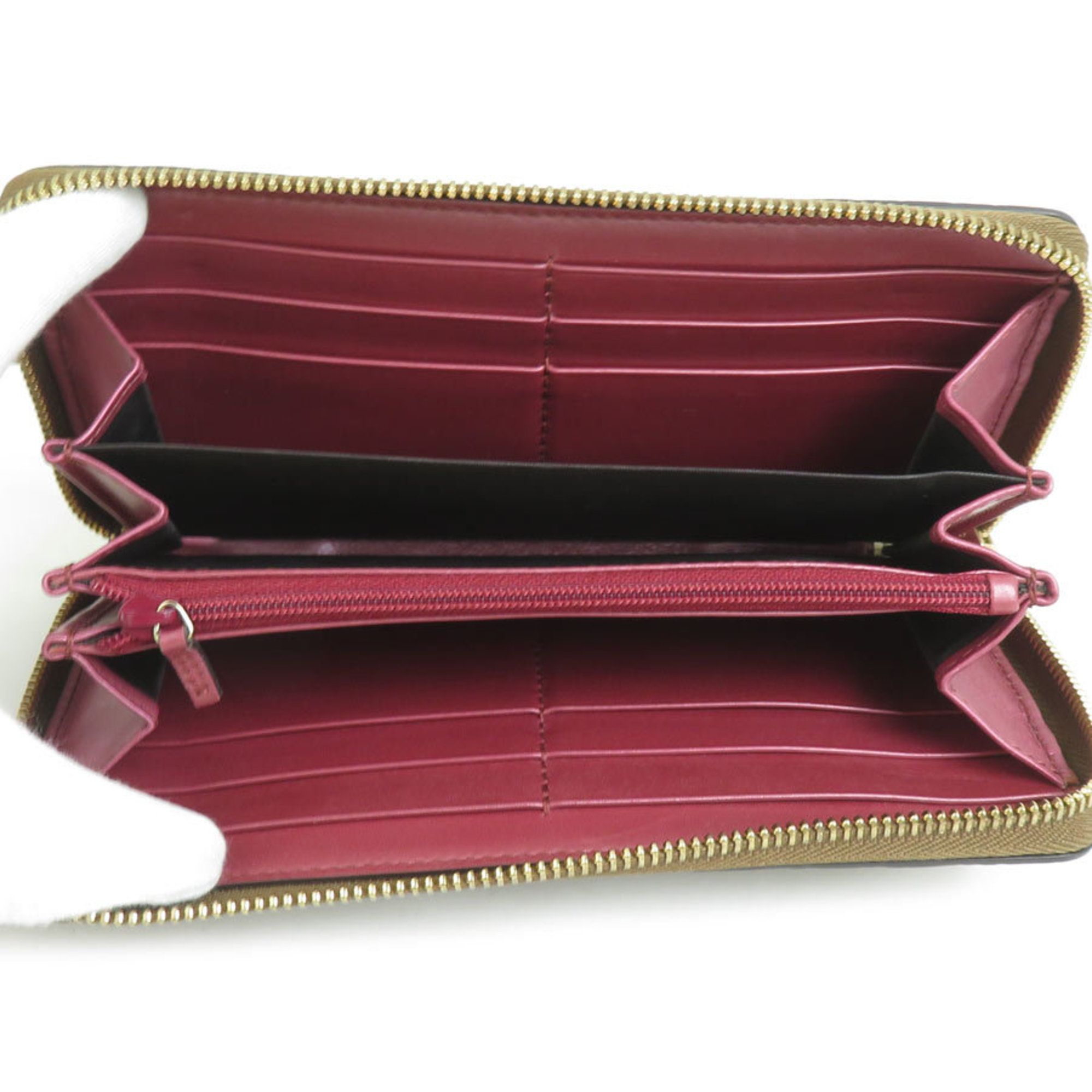 Leather Long Wallet (Bi-Fold) (Pre-Owned) - Gucci - Modalova