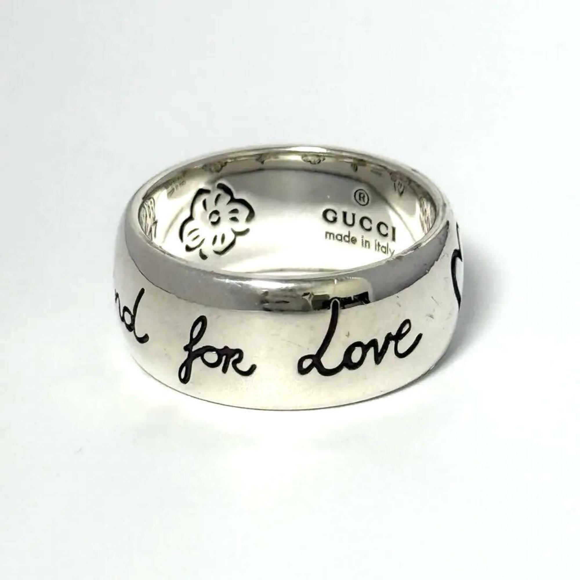 Silver 925 Band Ring (Pre-Owned) - Gucci - Modalova