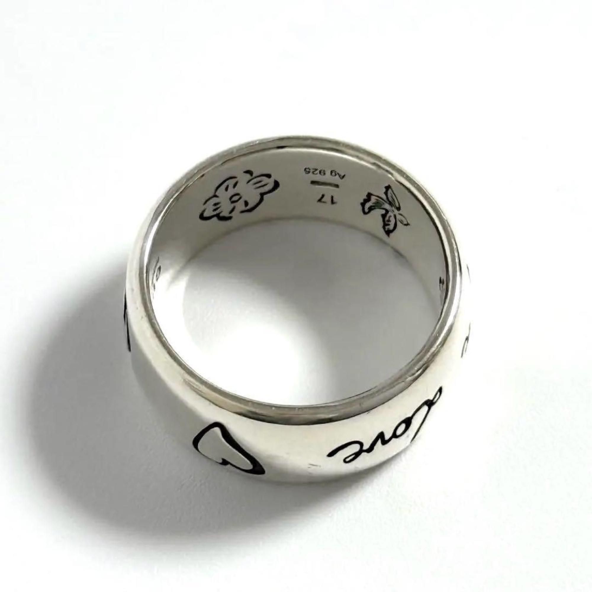 Silver 925 Band Ring (Pre-Owned) - Gucci - Modalova