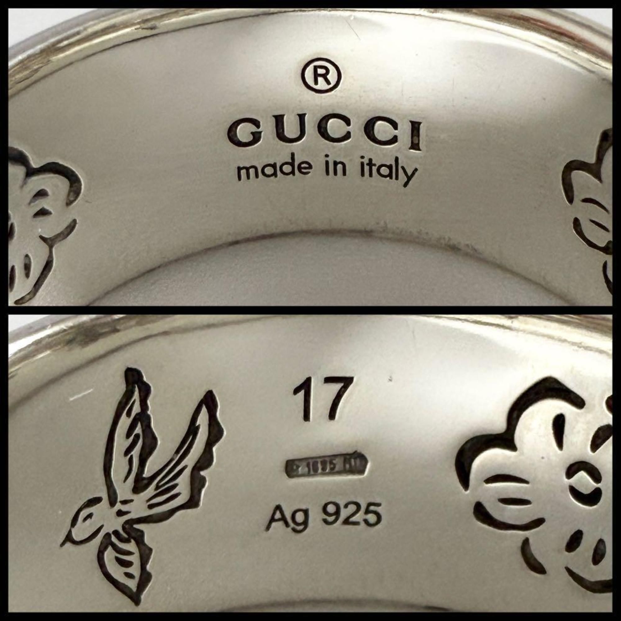 Silver 925 Band Ring (Pre-Owned) - Gucci - Modalova