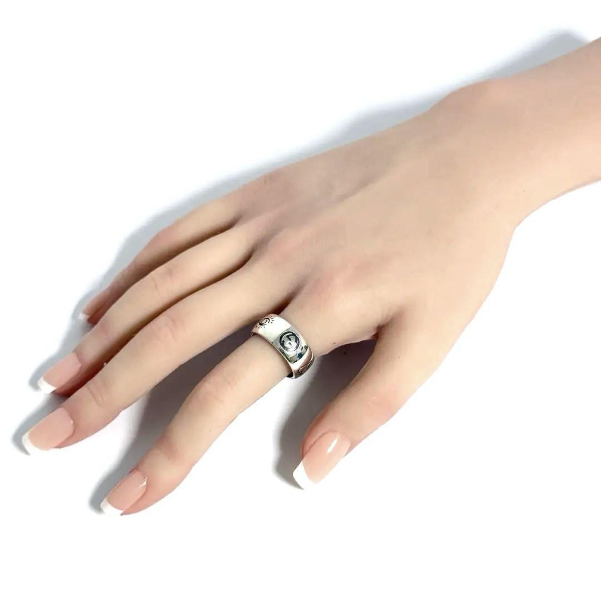 Silver 925 Band Ring (Pre-Owned) - Gucci - Modalova