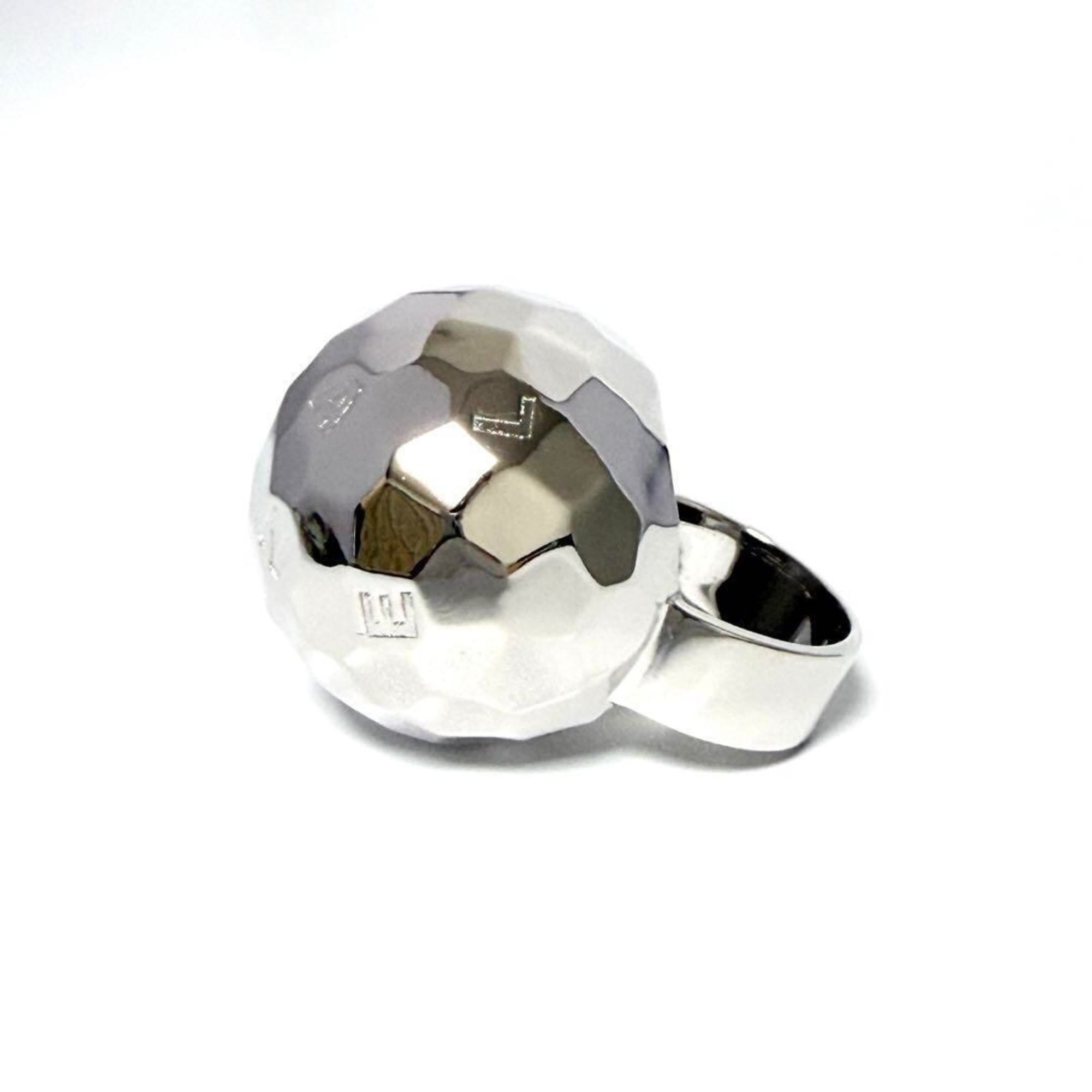 Chanel Silver Band Ring (Pre-Owned) - Chanel - Modalova