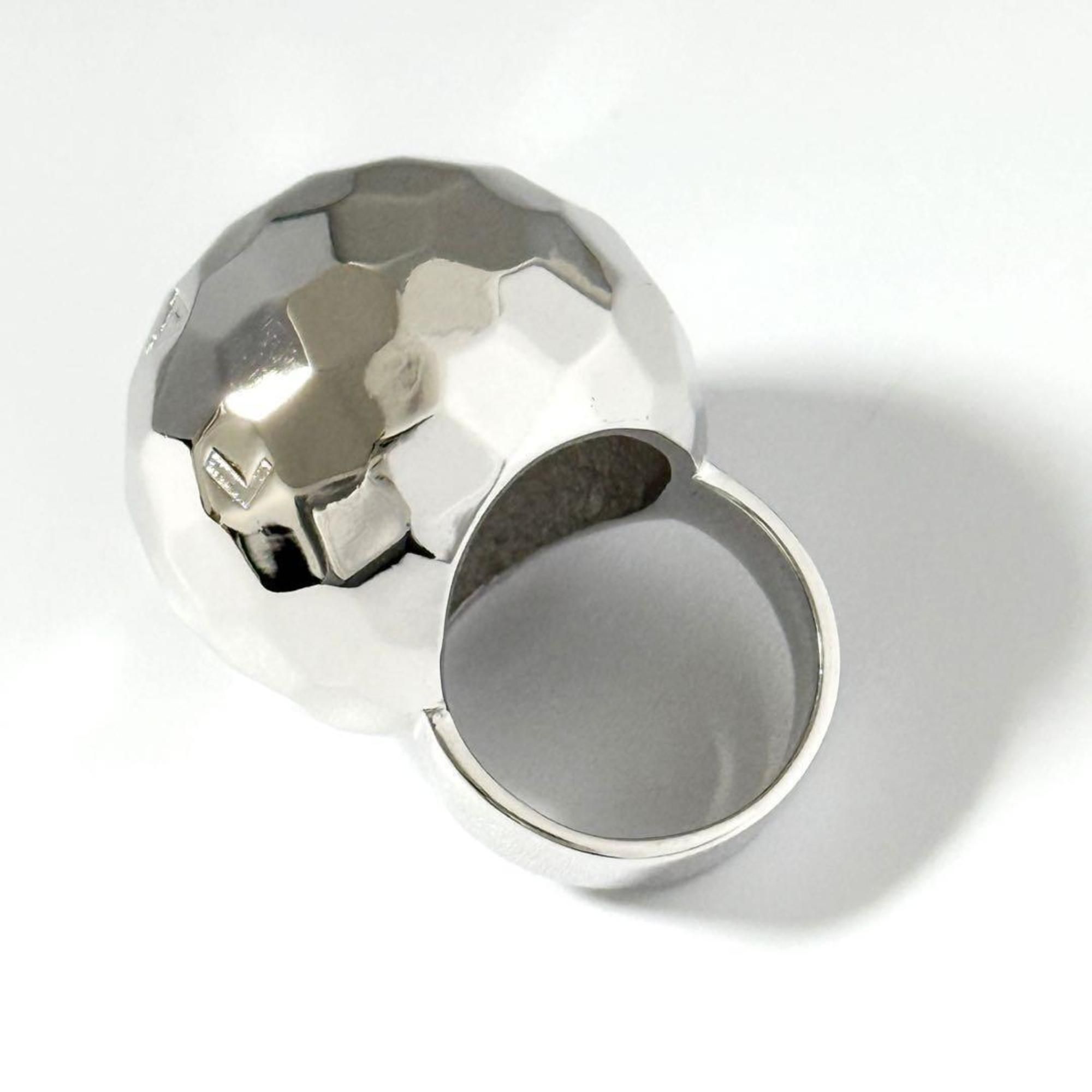 Chanel Silver Band Ring (Pre-Owned) - Chanel - Modalova