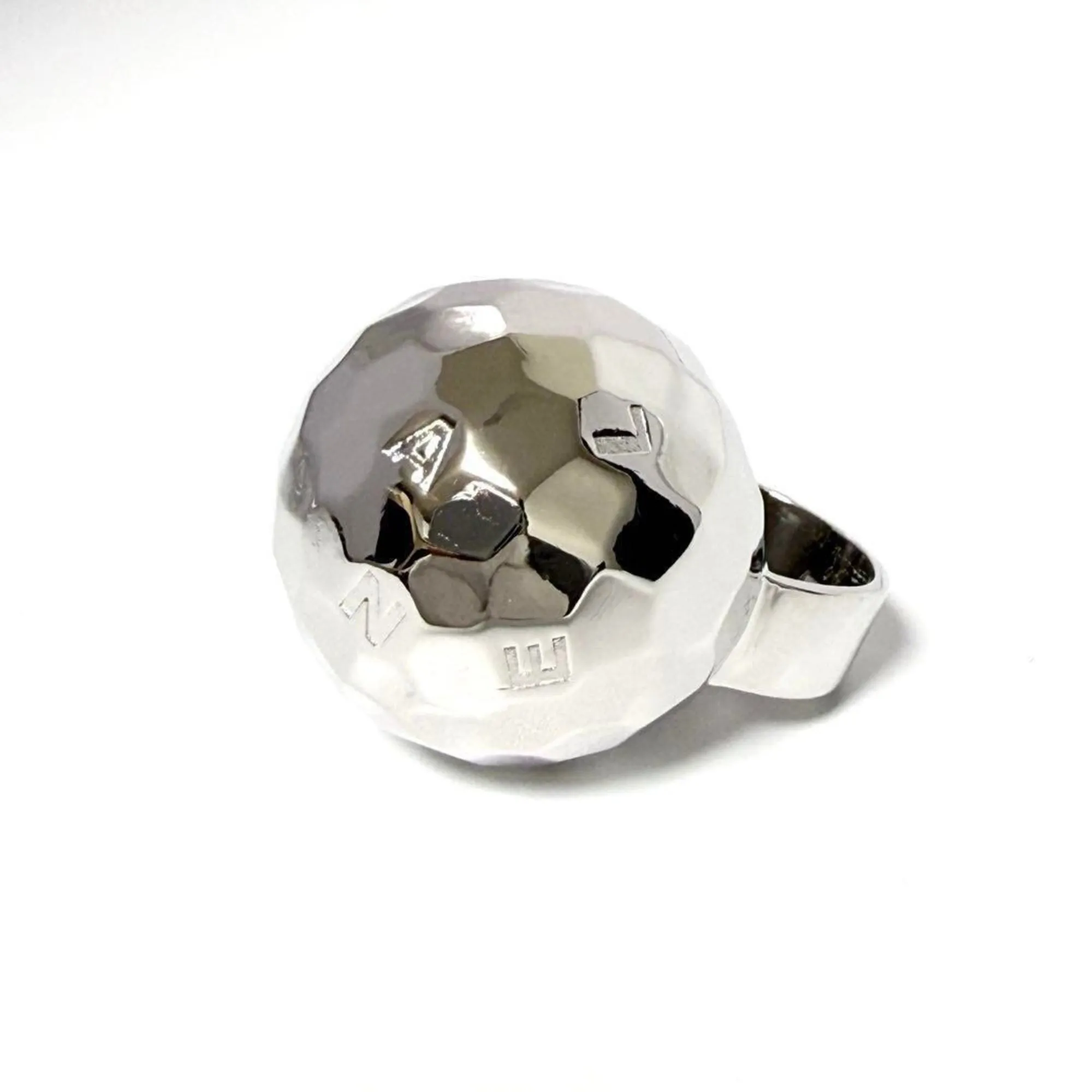 Chanel Silver Band Ring (Pre-Owned) - Chanel - Modalova