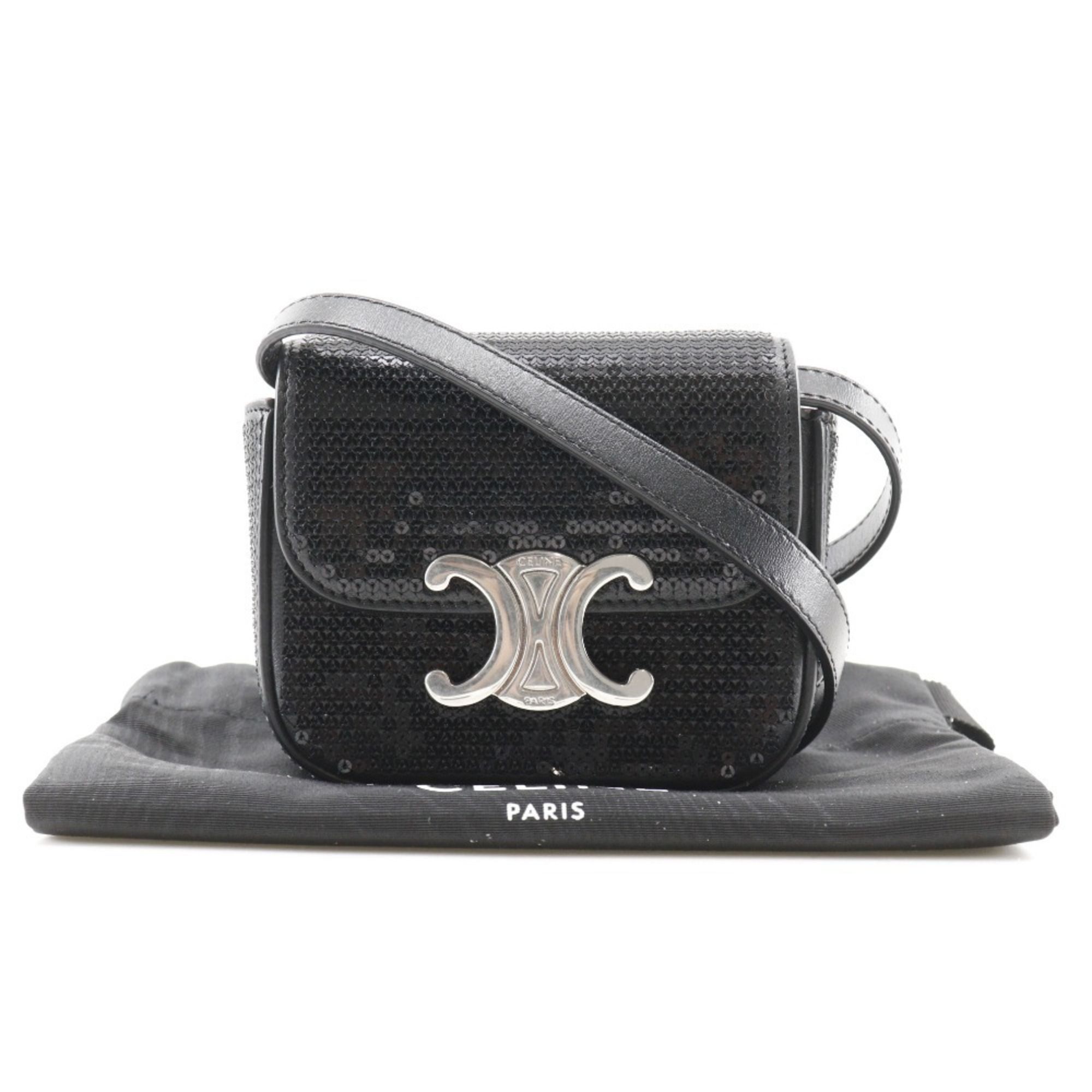 Leather Spangles Shoulder Bag (Pre-Owned) - Celine - Modalova