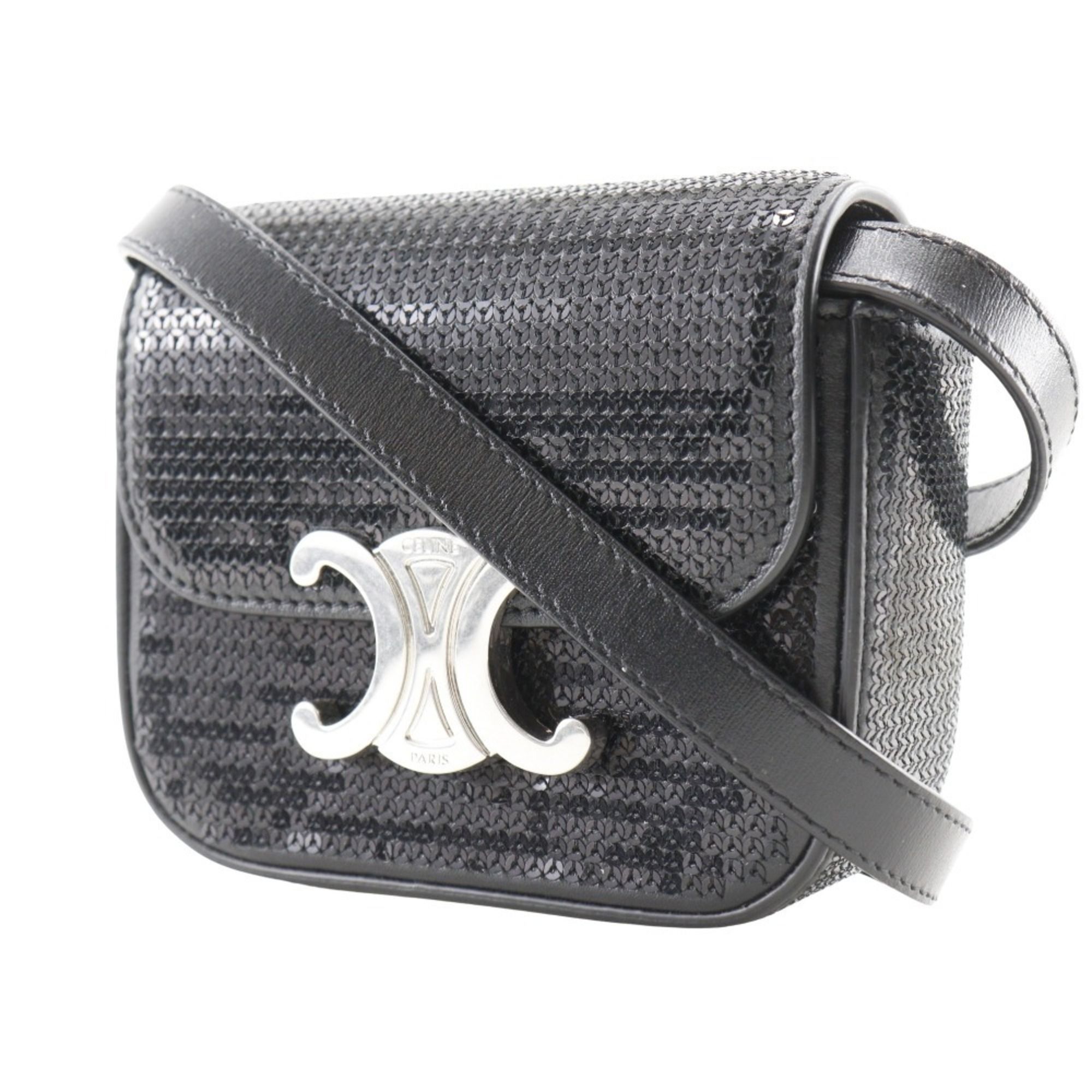 Leather Spangles Shoulder Bag (Pre-Owned) - Celine - Modalova