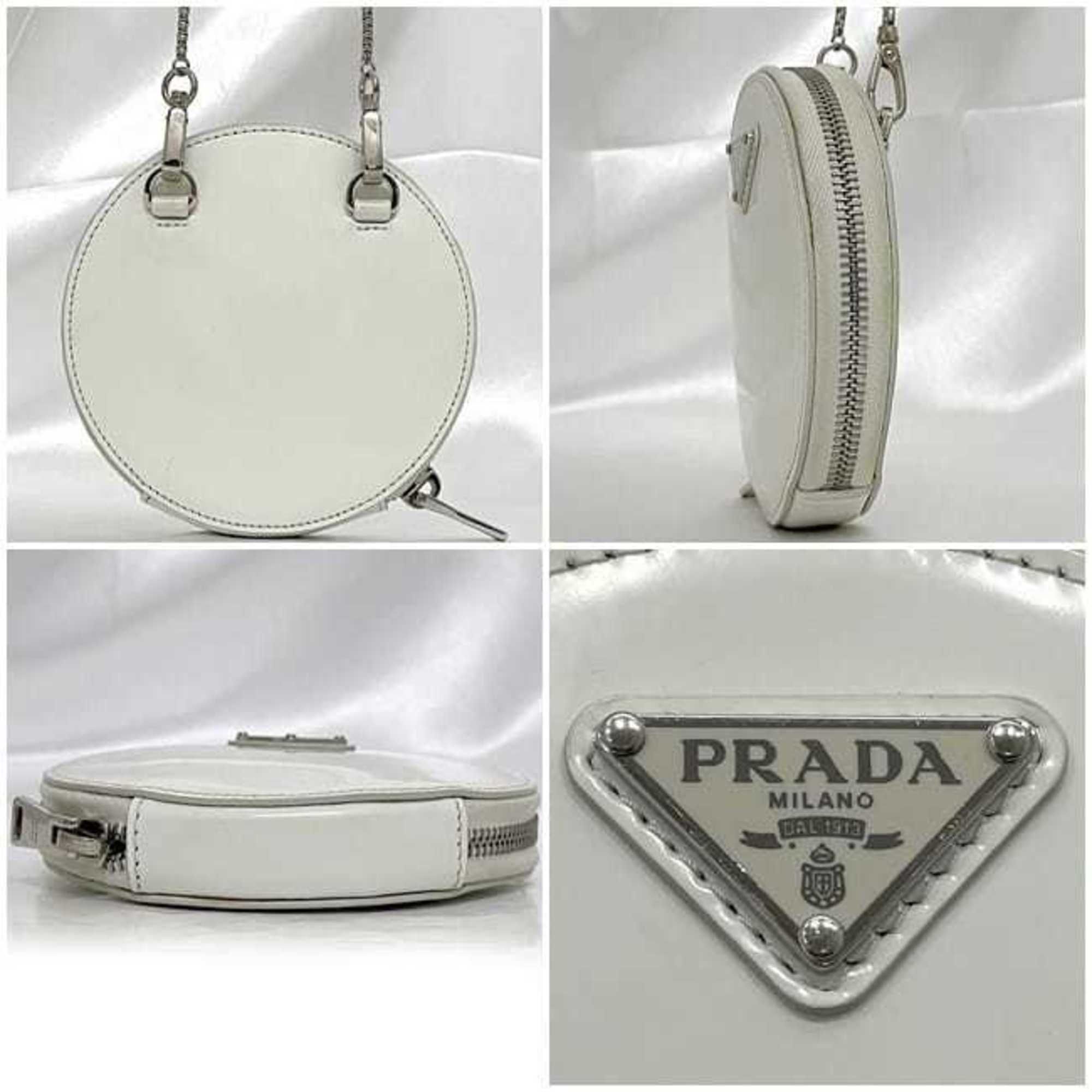 Leather Pochette Shoulder Bag (Pre-Owned) - Prada - Modalova