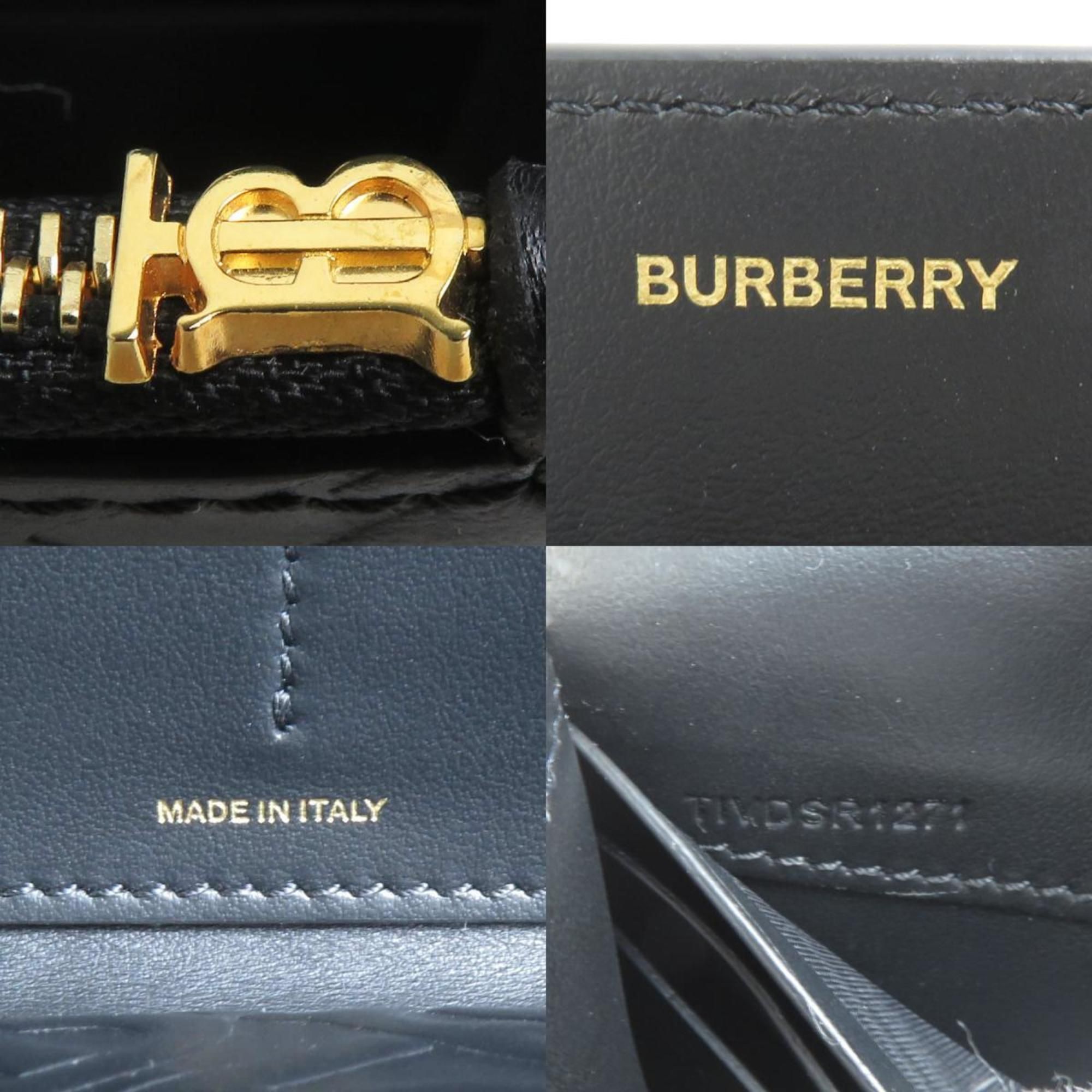 Leather Long Wallet (Bi-Fold) (Pre-Owned) - Burberry - Modalova