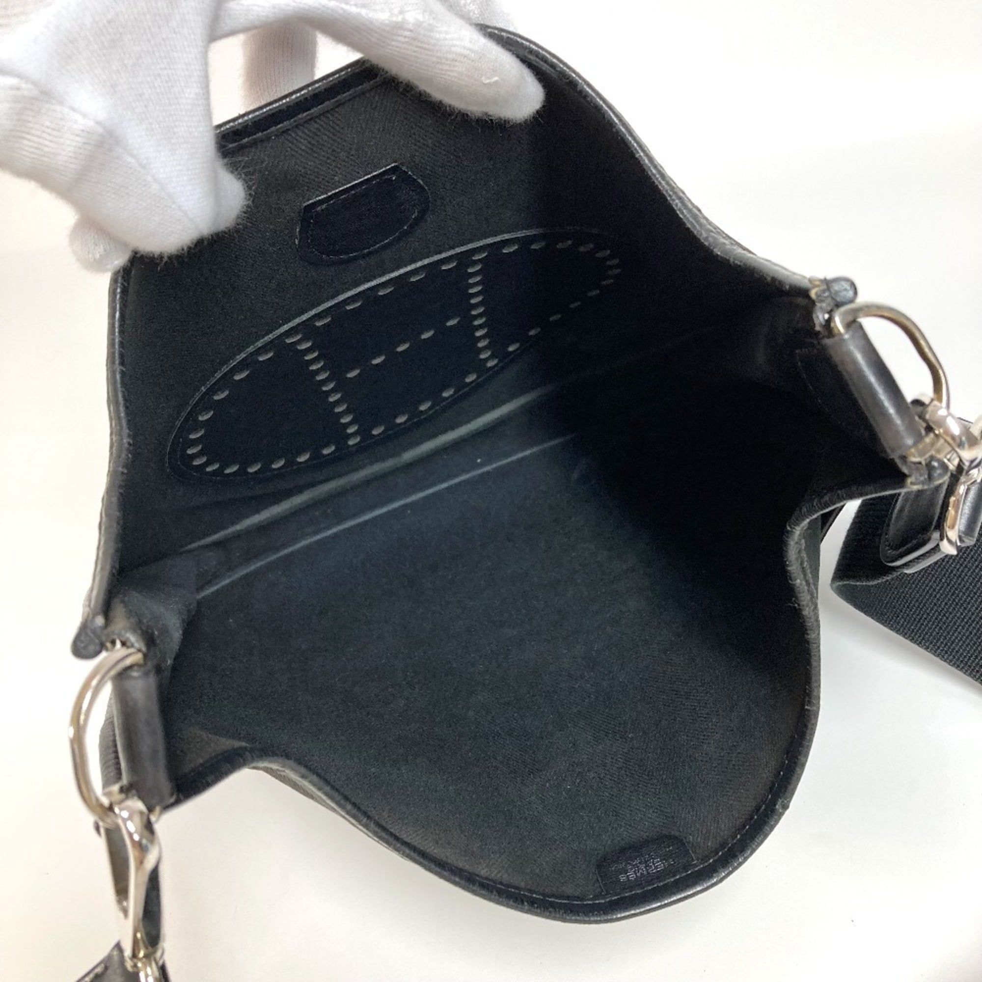 Leather Canvas Pochette Shoulder Bag (Pre-Owned) - Hermes - Modalova