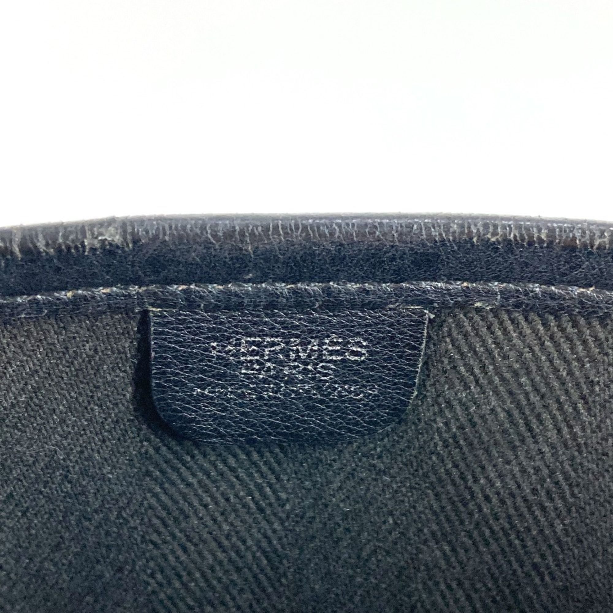 Leather Canvas Pochette Shoulder Bag (Pre-Owned) - Hermes - Modalova