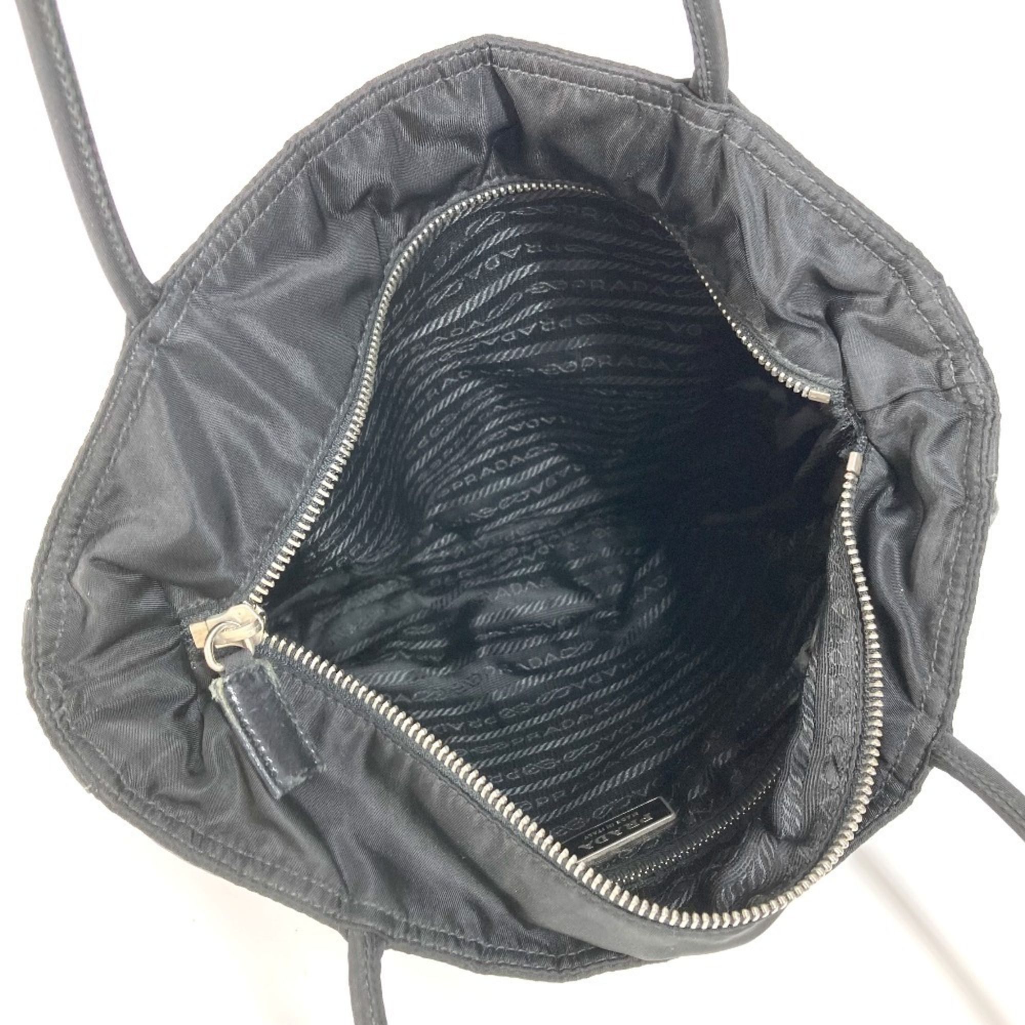 Nylon Leather Shoulder Bag Tote Bag (Pre-Owned) - Prada - Modalova