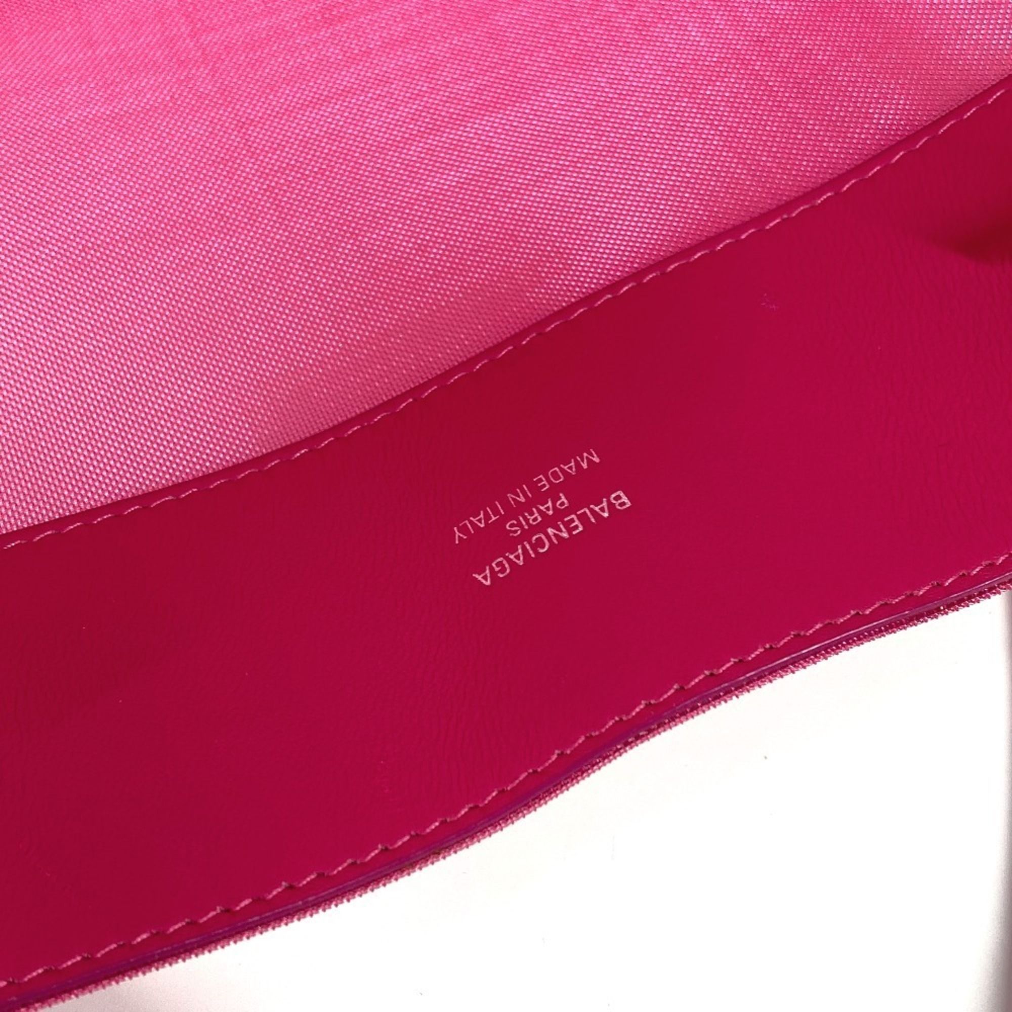 Polyester Leather Shoulder Bag Tote Bag (Pre-Owned) - Balenciaga - Modalova