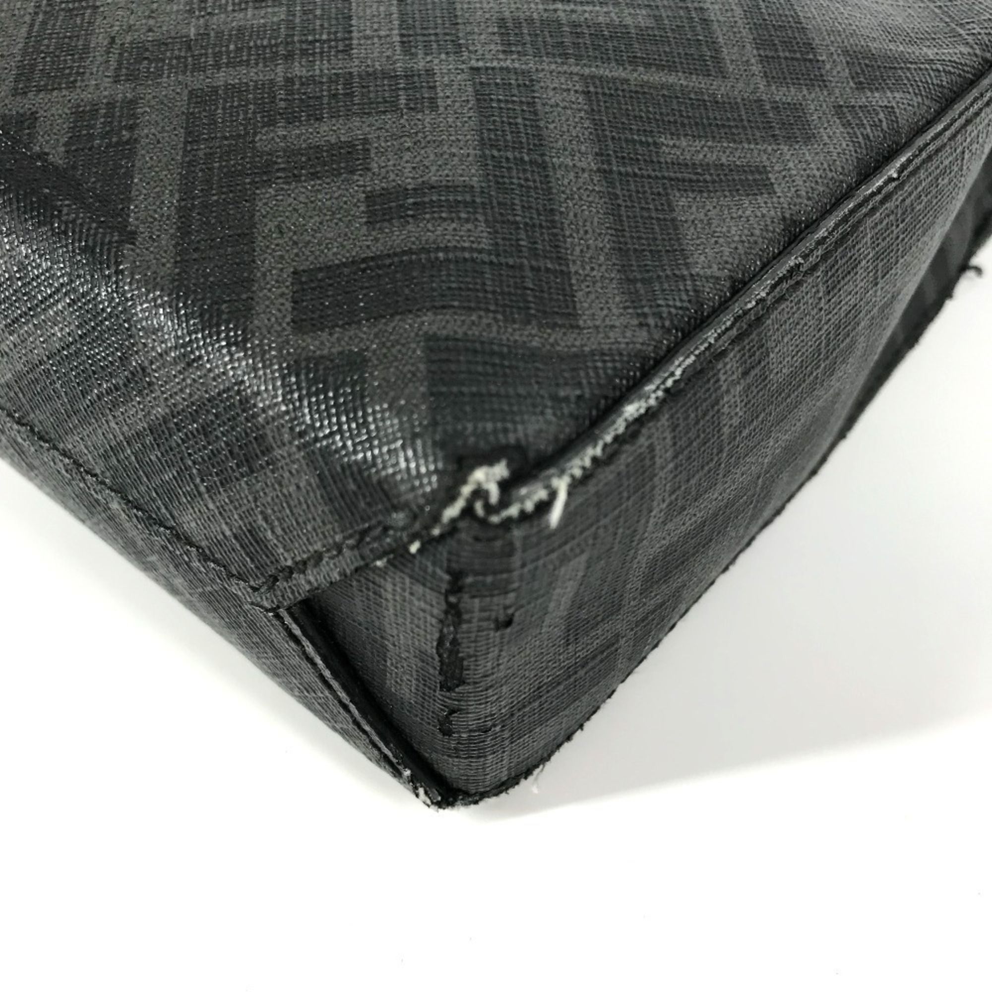 Zucca Pvc Leather Clutch Bag (Pre-Owned) - Fendi - Modalova