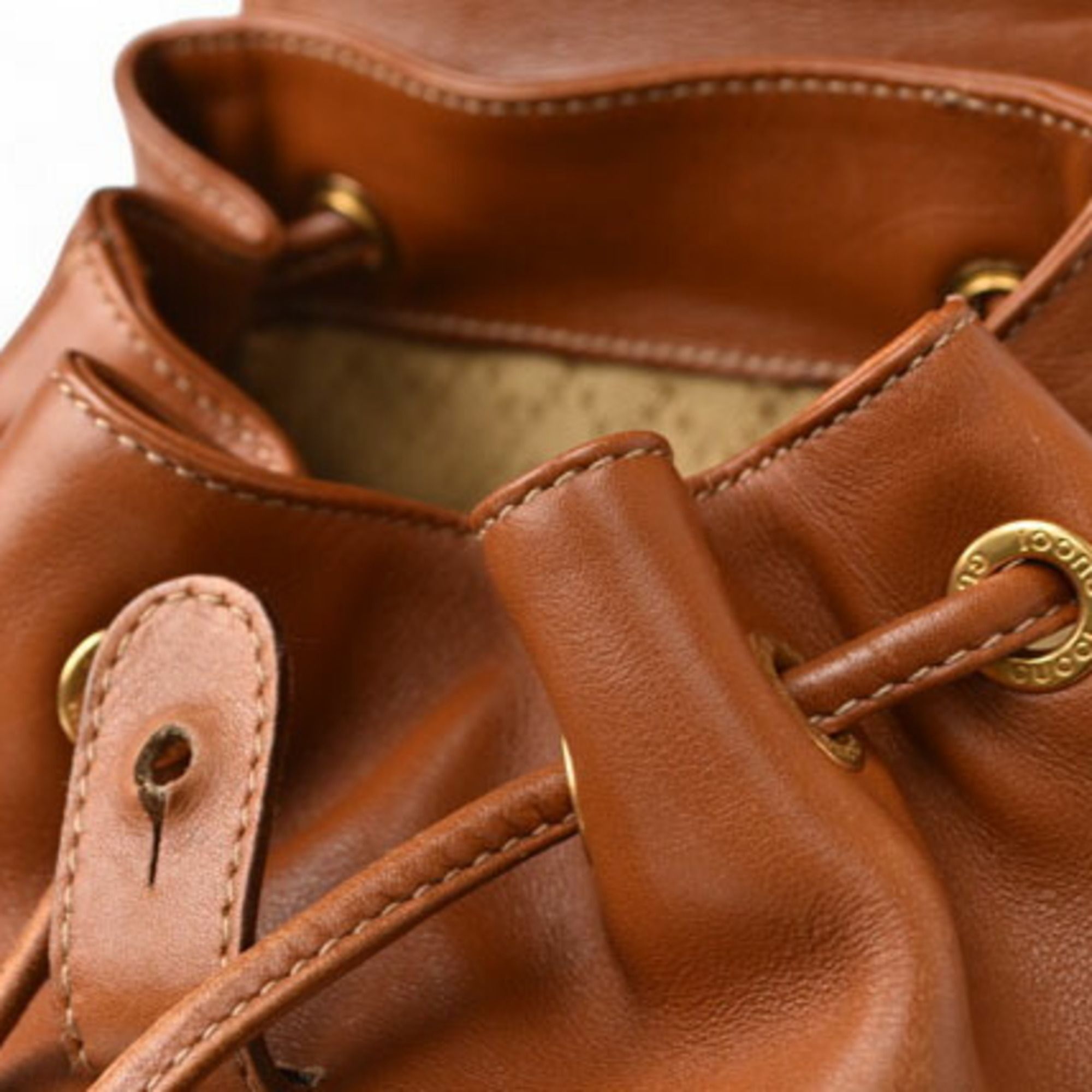 Leather Backpack (Pre-Owned) - Gucci - Modalova