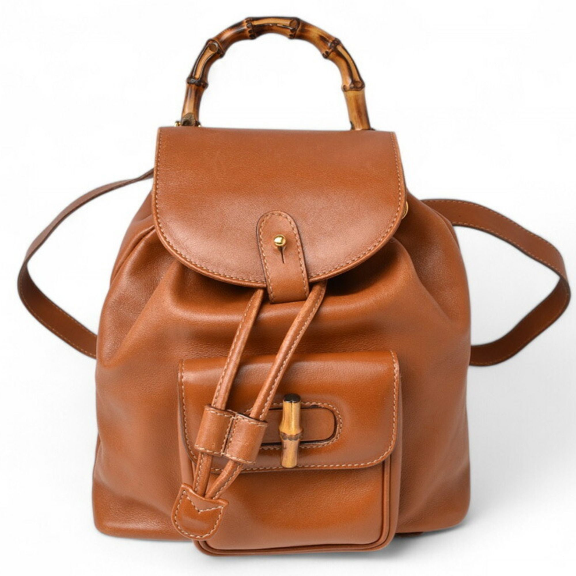Leather Backpack (Pre-Owned) - Gucci - Modalova