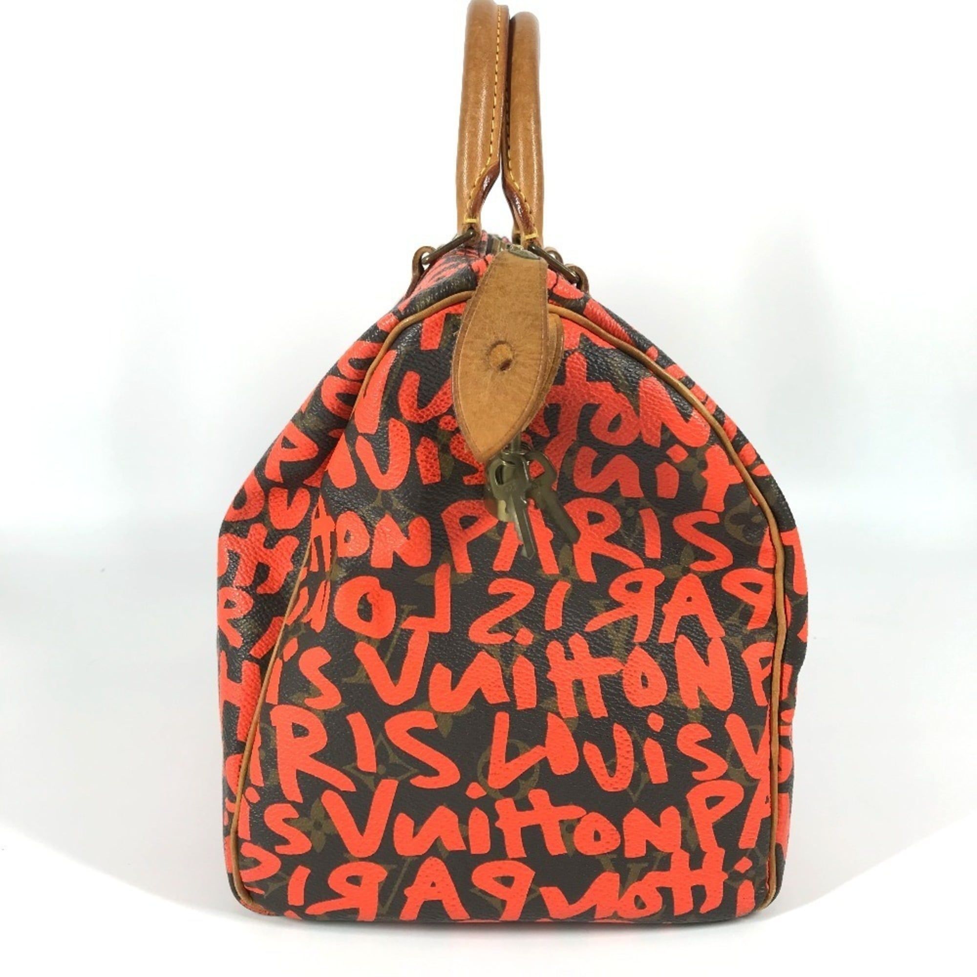 Monogram Graffiti Monogram Graffiti Boston Bag Handbag (Pre-Owned) - Louis Vuitton - Modalova
