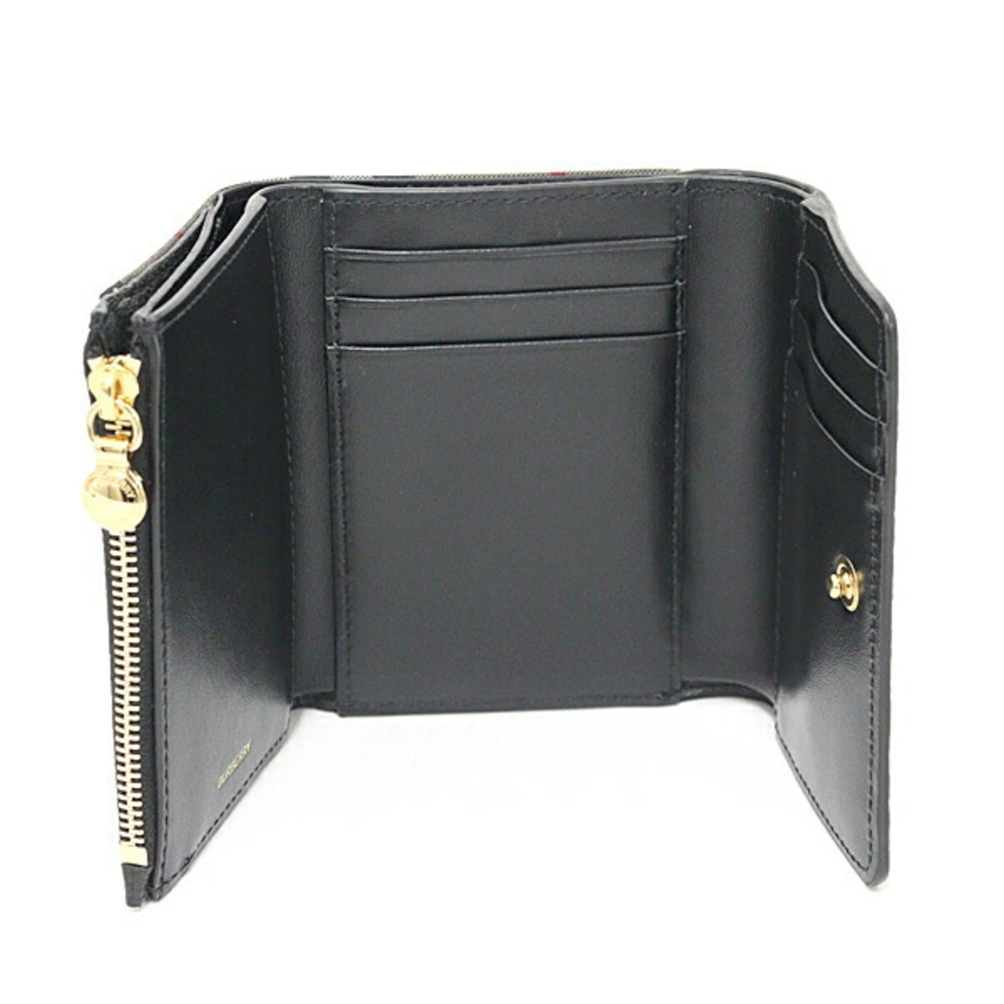 Elastane Cotton Leather Wallet (Tri-Fold) (Pre-Owned) - Burberry - Modalova