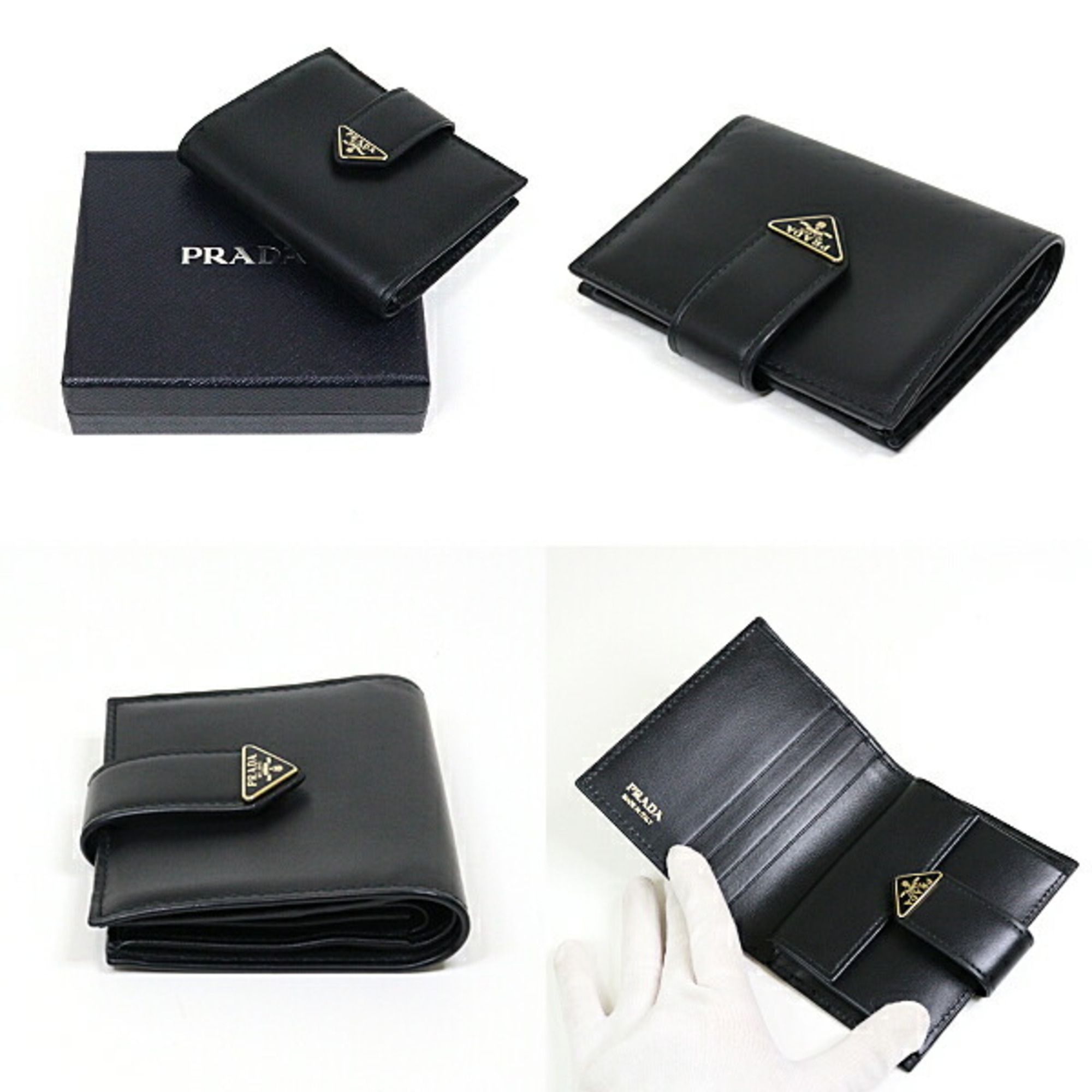 Leather Wallet (Bi-Fold) (Pre-Owned) - Prada - Modalova