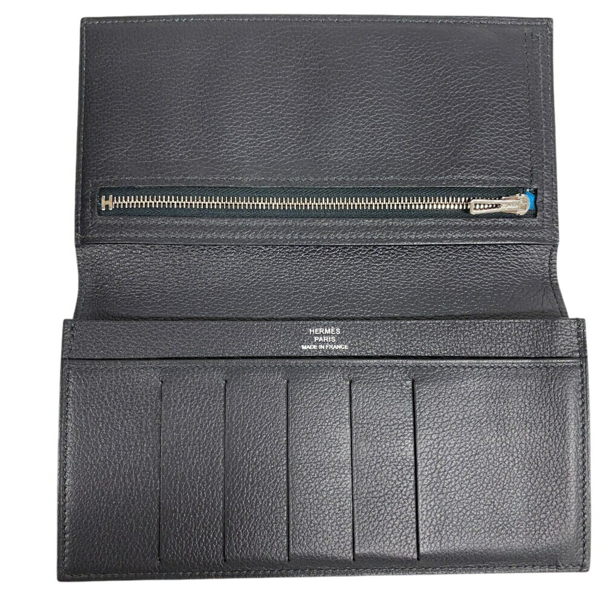 Leather Long Wallet (Bi-Fold) (Pre-Owned) - Hermes - Modalova